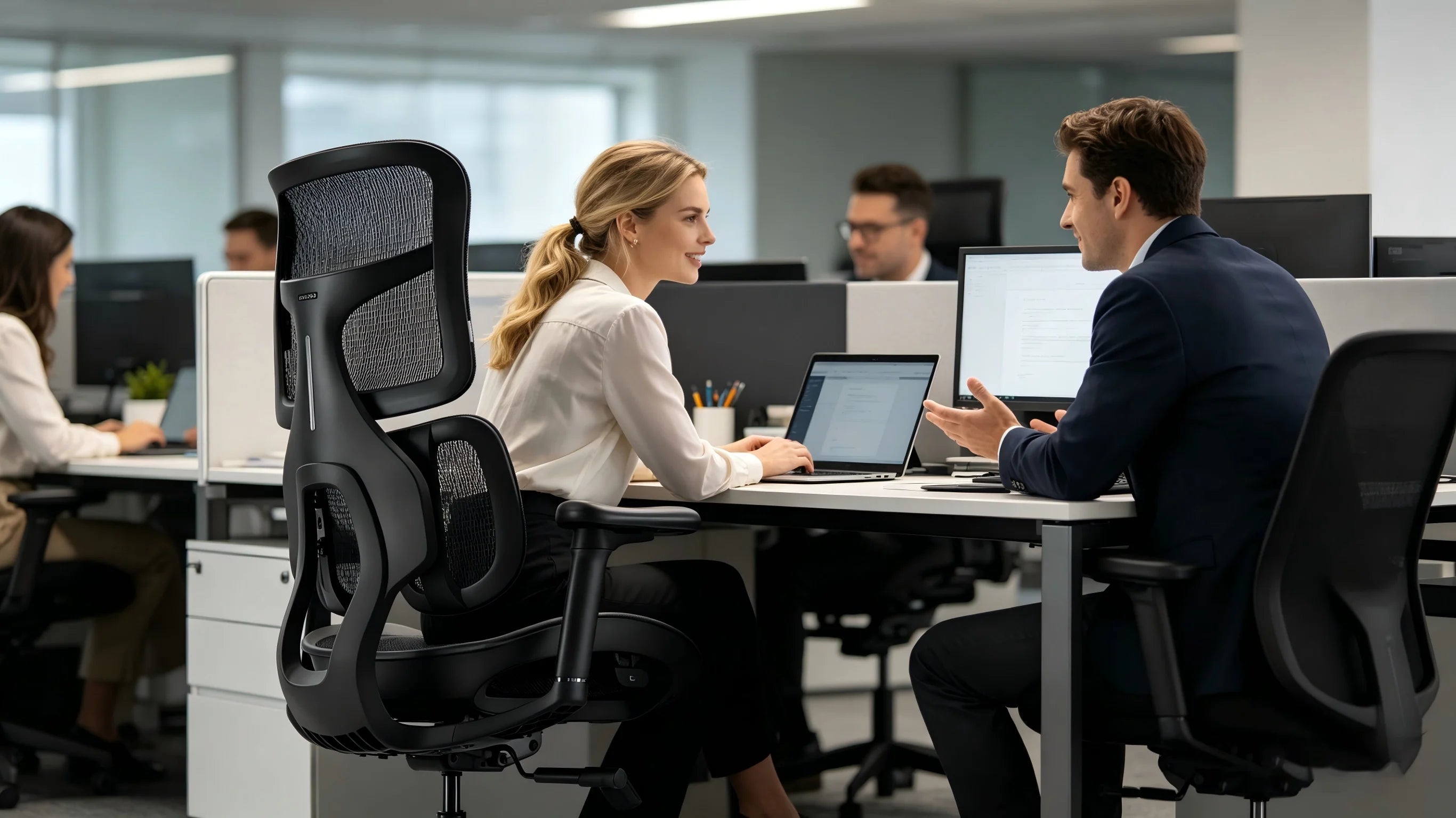 Posture & Poise: The ergonomic chair for back pain and Body Alignment ...