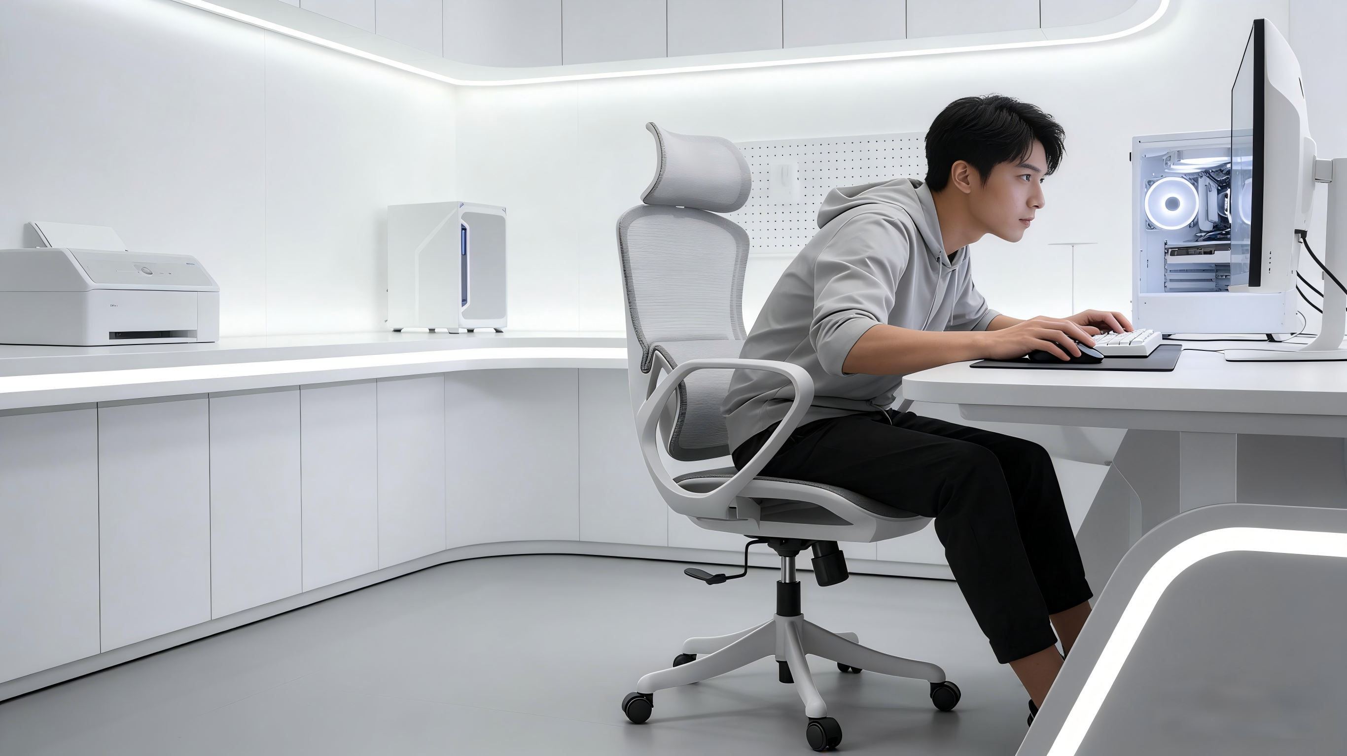 115-degree recline for active recovery on a professional game gaming chair