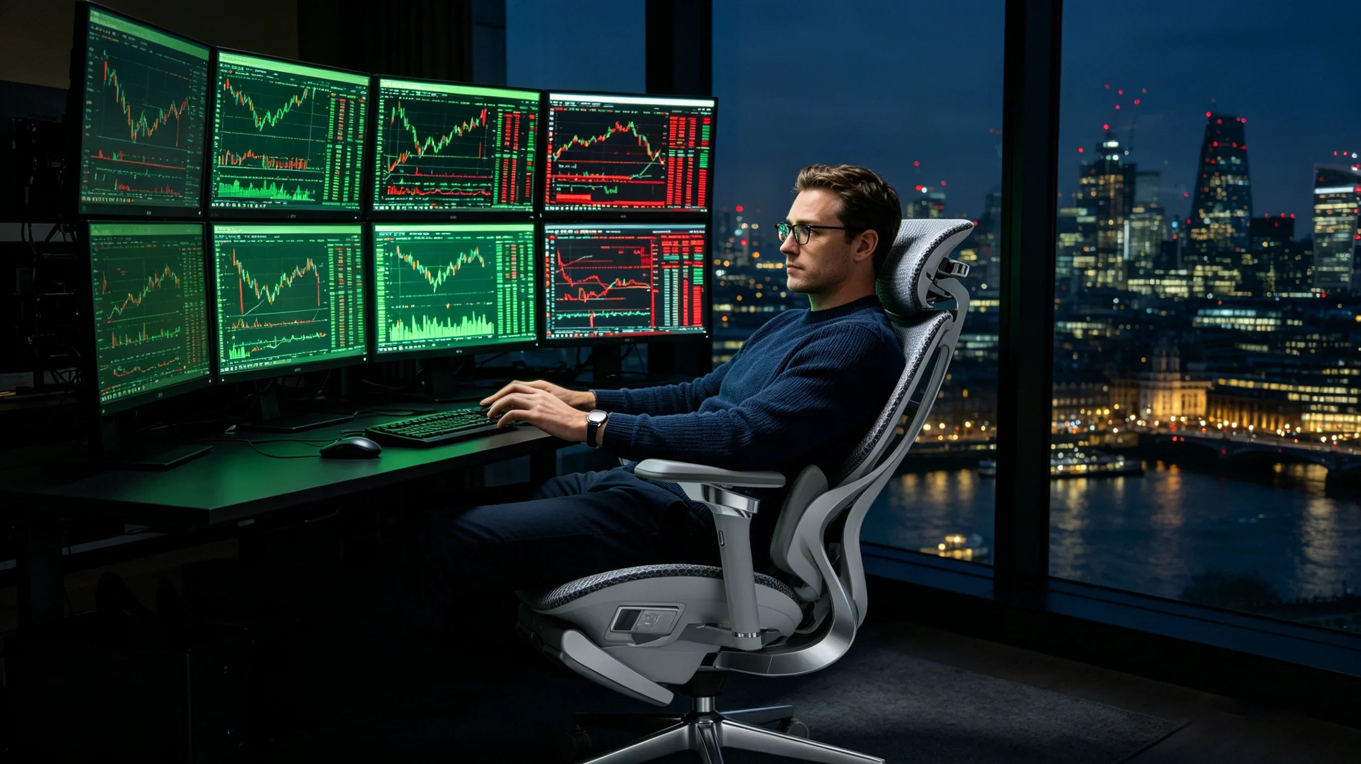 A top European quant trader maintaining autonomy in the [**best chair for ergonomics**].
