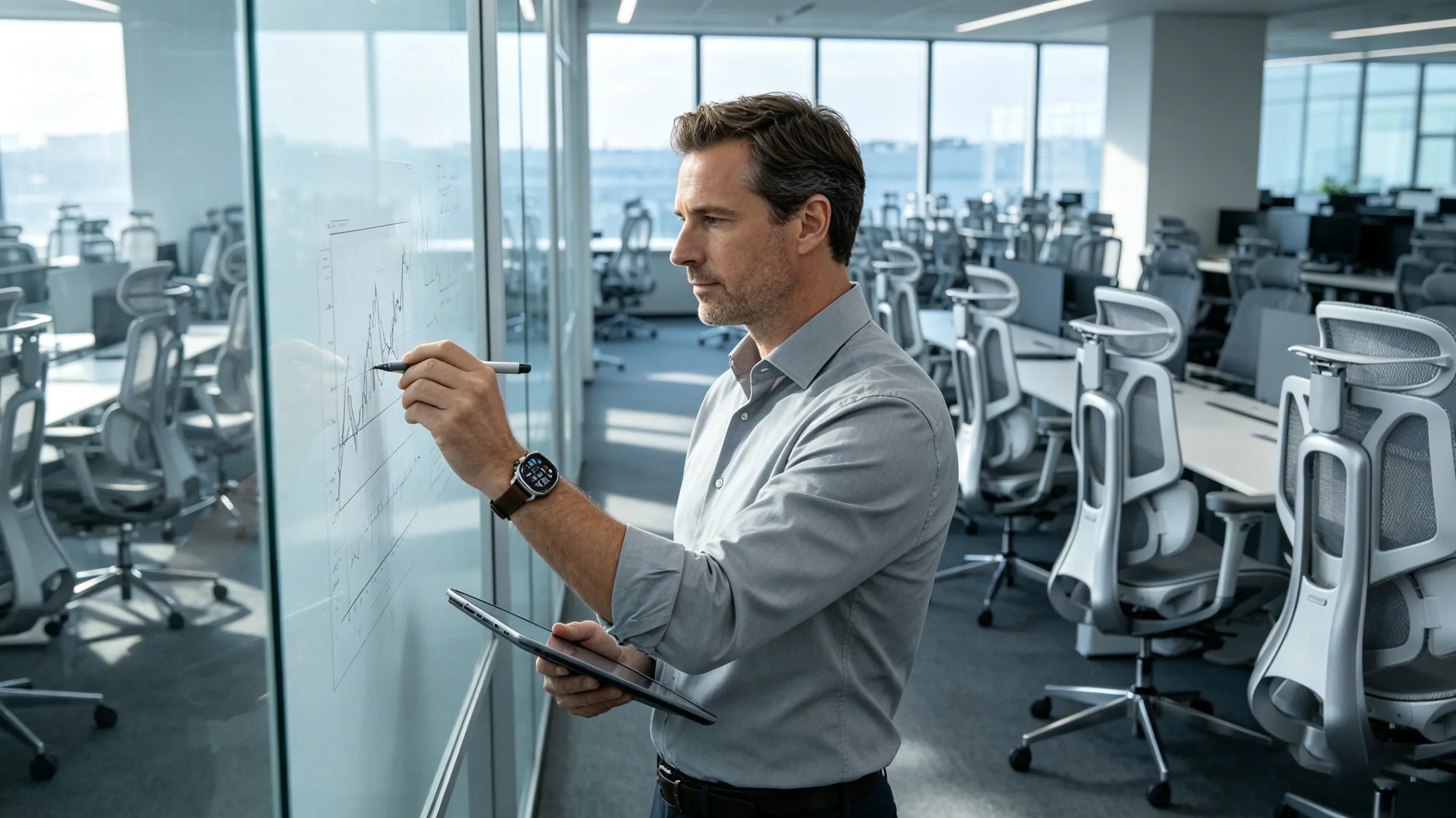 A European facility manager evaluating the [**best office task chairs**] for a high-performance office.