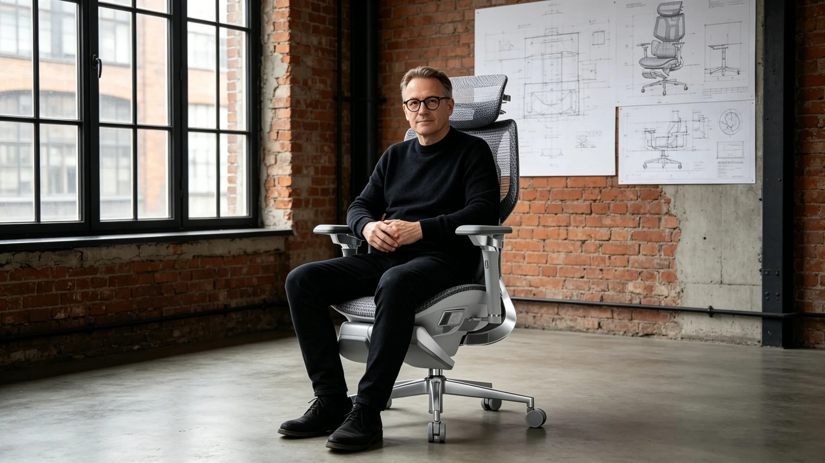 A European design critic analyzing the aesthetics of the [**best workstation chair**].