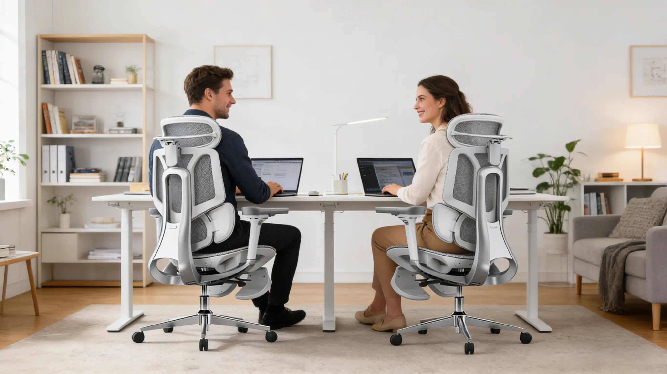 Das preisgekrönte Design des Ergo Select bürostuhl für ein modernes Arbeitszimmer.