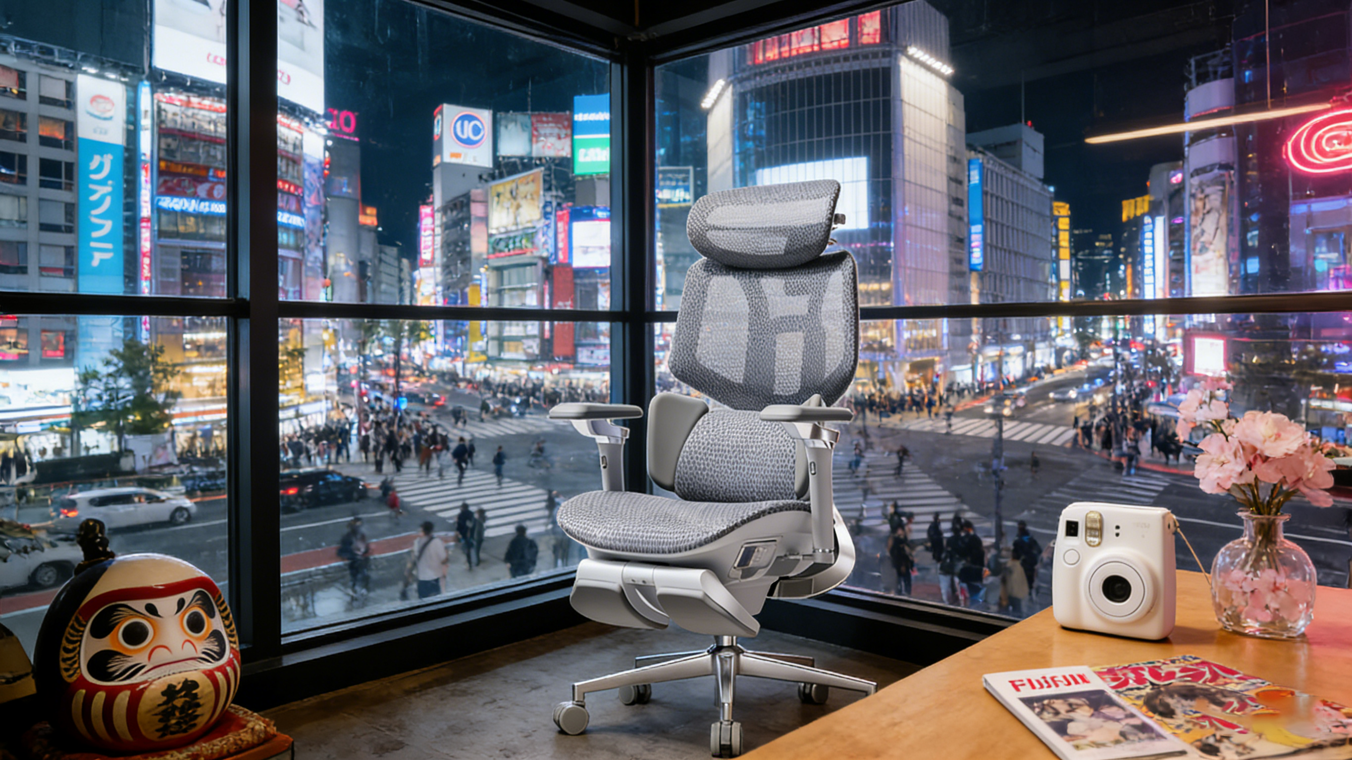 Ergonomicoffice chair with a breathable mesh backrest for optimal airflow and comfort.
