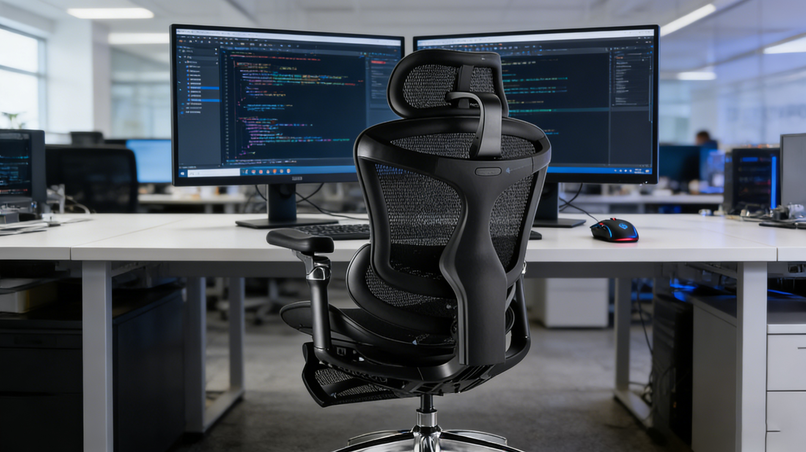 Structural consistency of high-back ergonomic chairs for teams