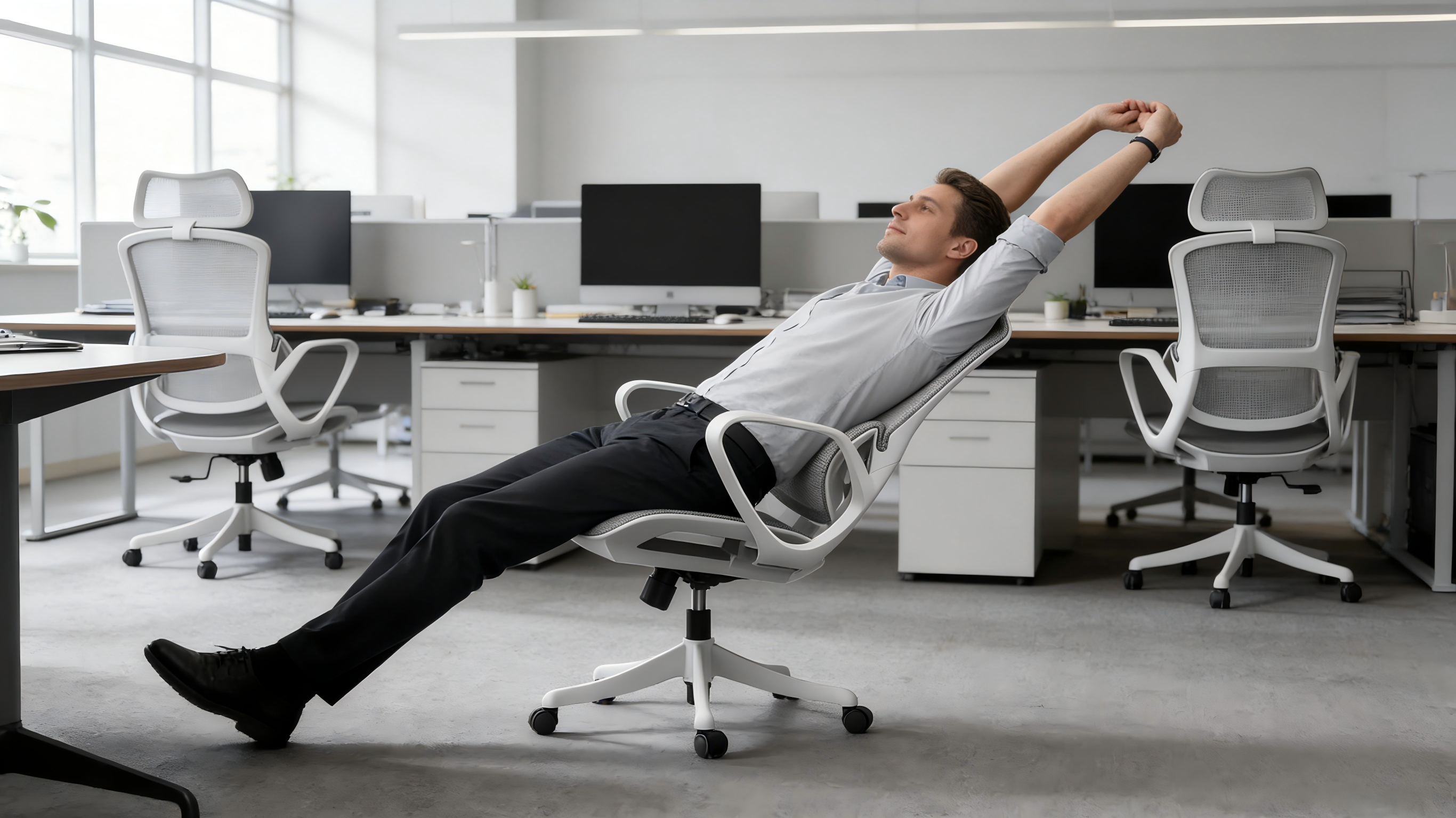 Uniform professional ergonomic chairs for corporate offices