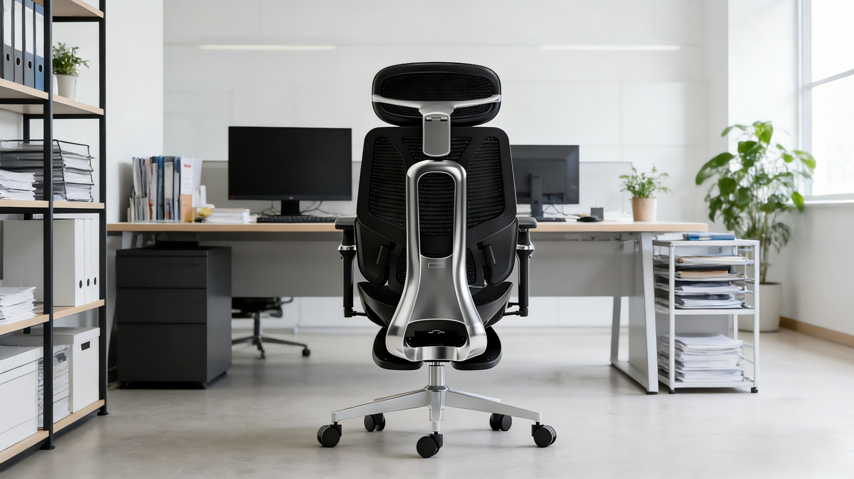 BIFMA-certified 330 lbs capacity base of an ergonomic office chair