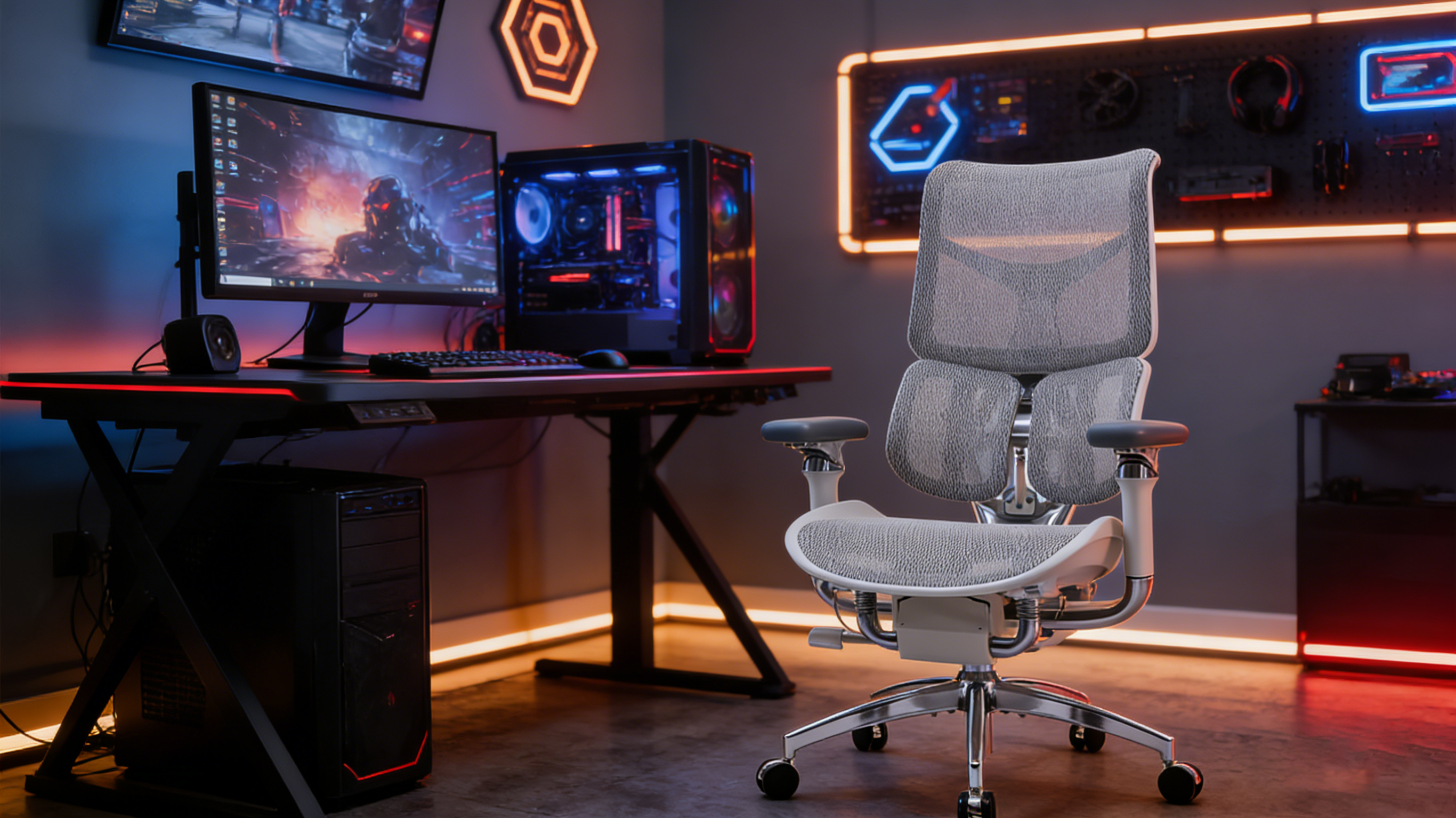 150-degree gravity-sensitive recline on an ergonomics office chair