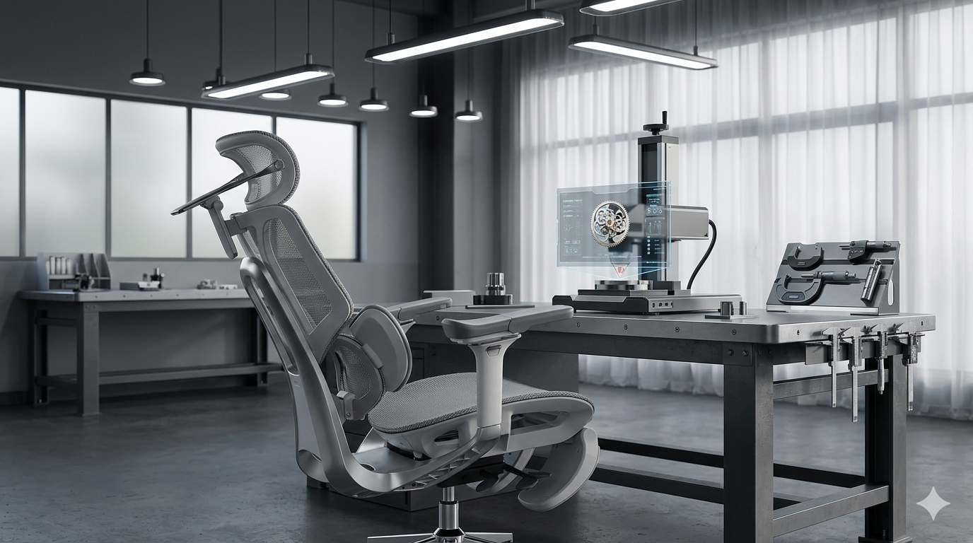 A set of ergonomic desk chairs optimized for maintaining focus during long working sessions.