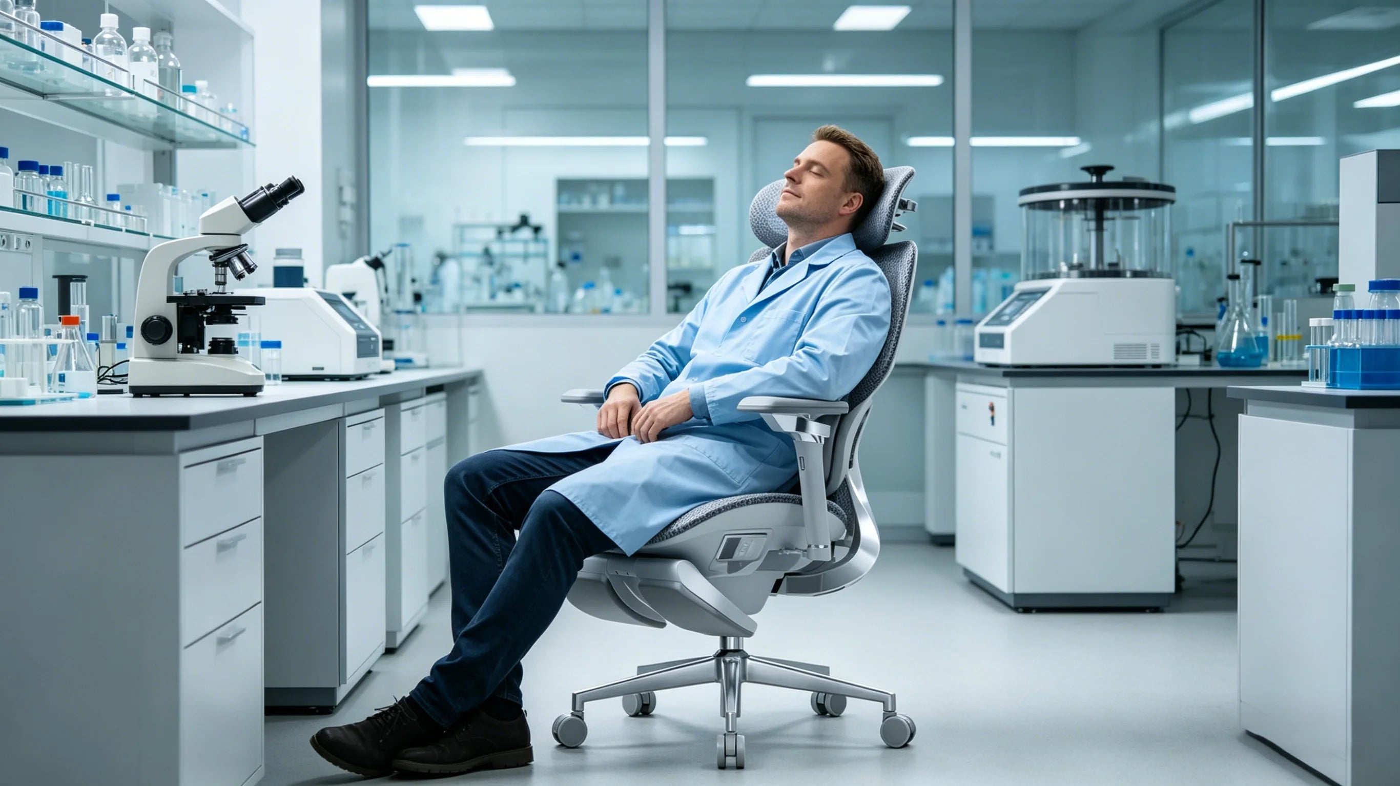 Das optimale Design: Der AI 720 ergonomischer Bürostuhl Labor.