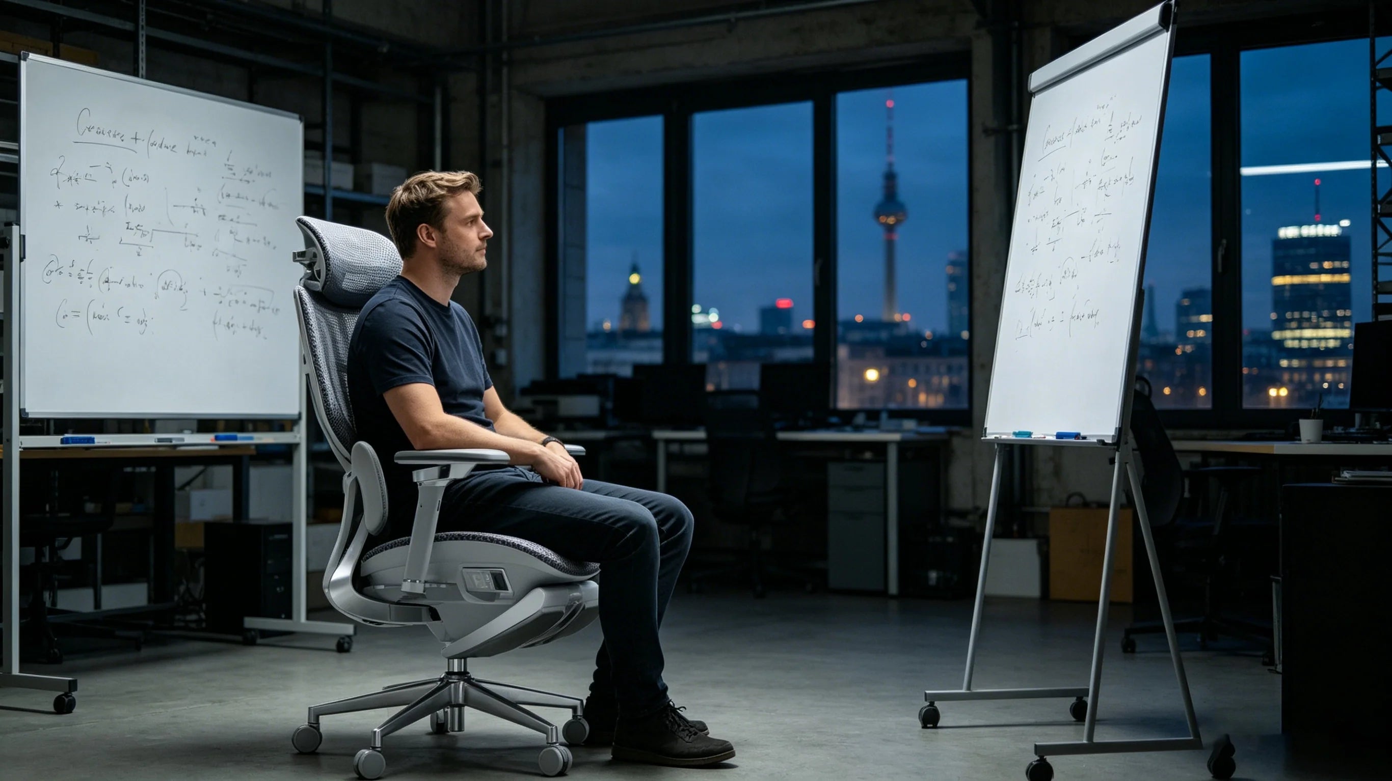 Erstklassige Verarbeitung und modernes Design beim High-End ergonomischer Stuhl.