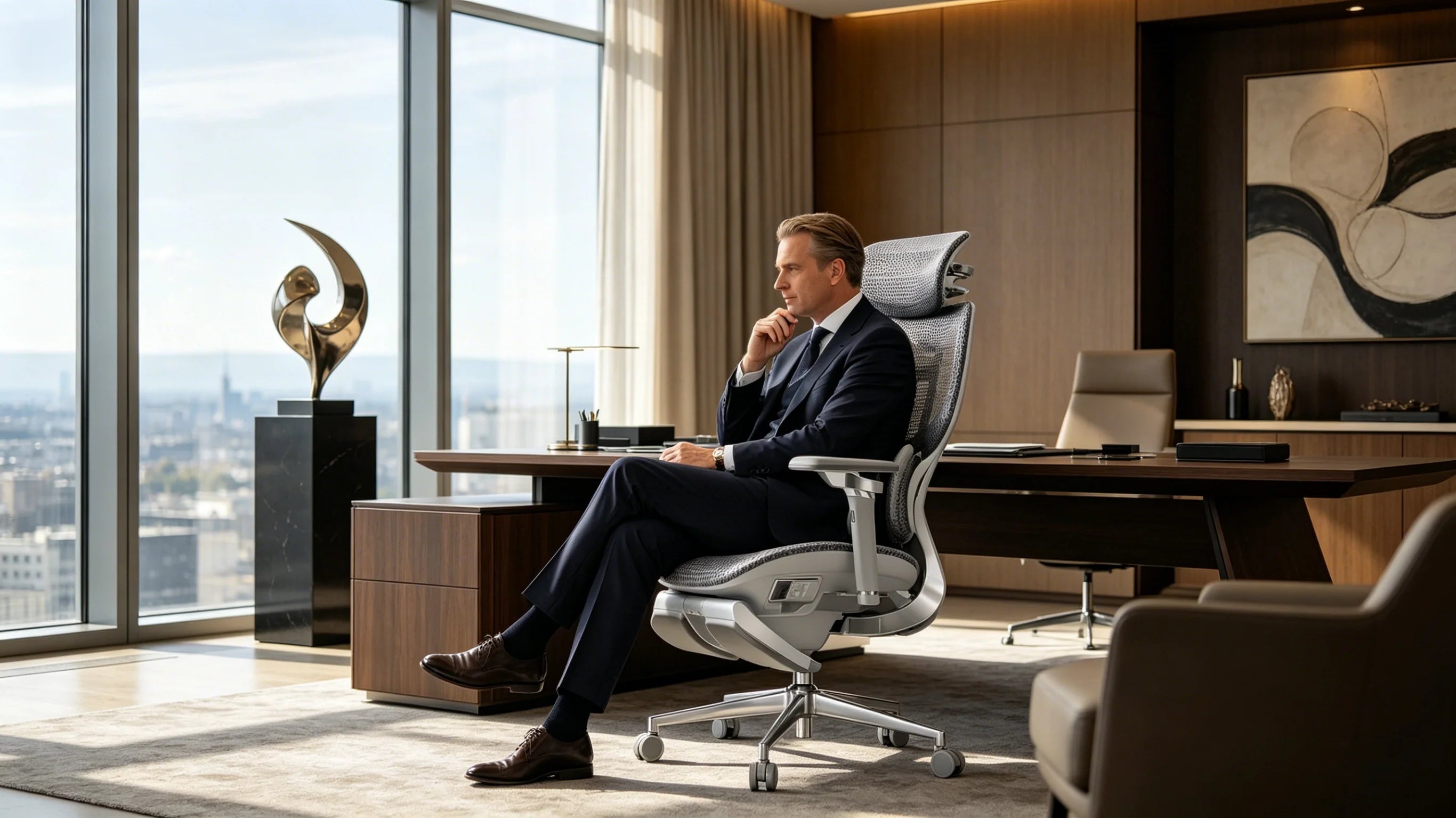 Das optimale Design: Der AI 720 ergonomischen Bürostuhl CEO.