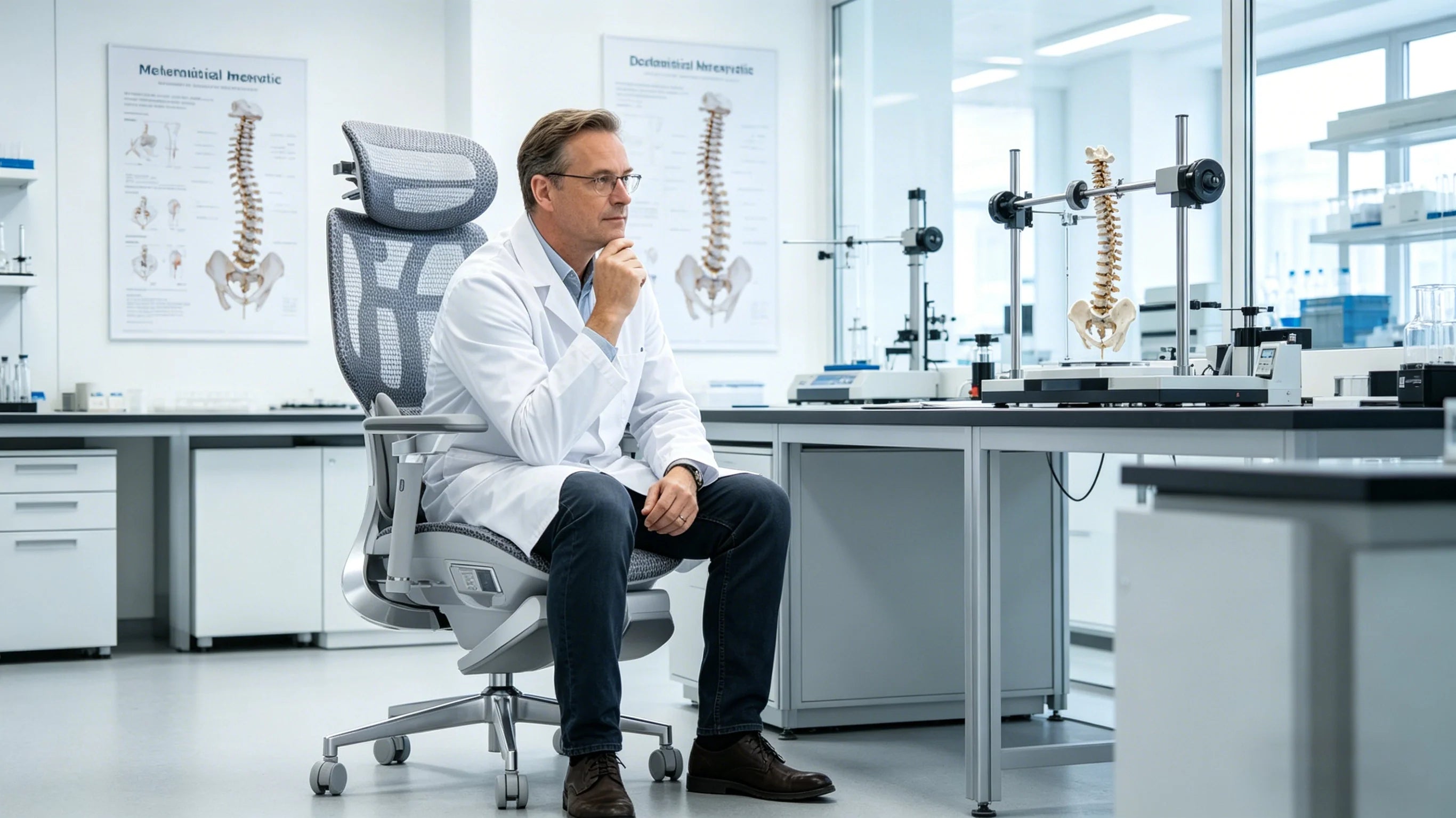 Der AI 720: Ihr ergonomischer Bürostuhl für die Lendenwirbelsäule.