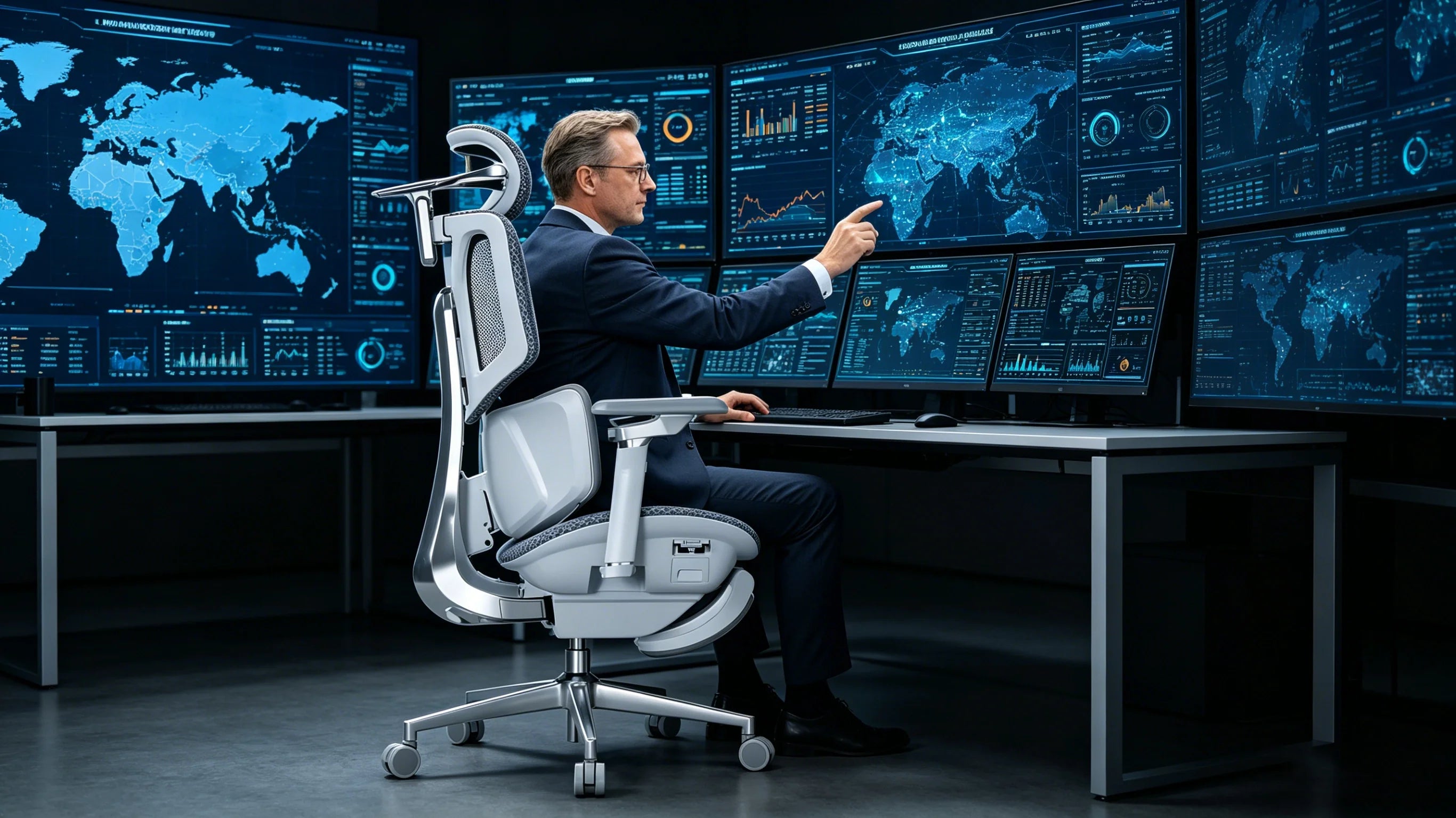 Der AI 720: Ihr ergonomischer Stuhl für lange Arbeitstage.