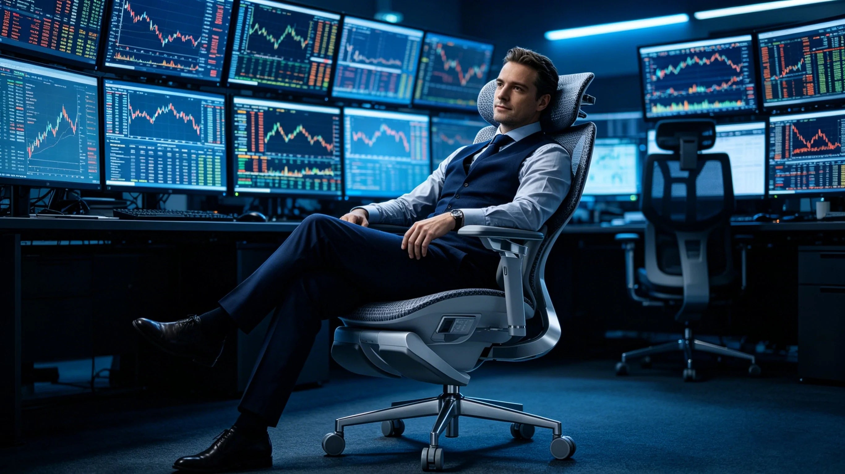 Das optimale Design: Der AI 720 ergonomischen Bürostuhl Trading.