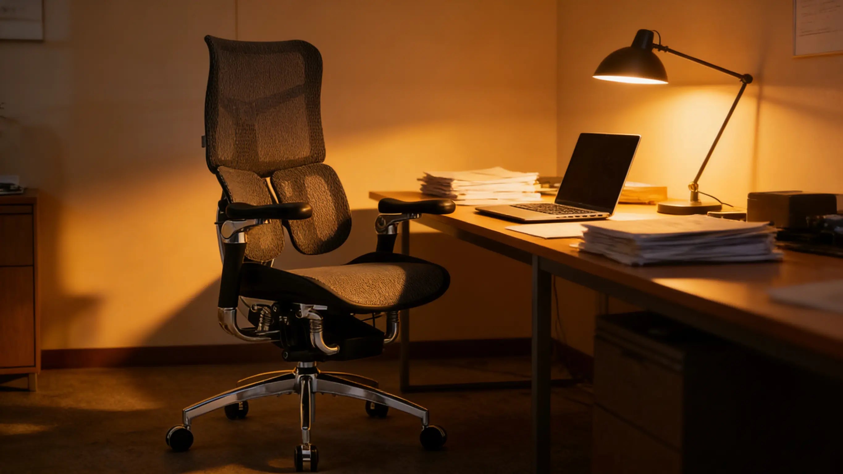 Ergo Select study chair ergonomic model designed for students and long hours of focused work.