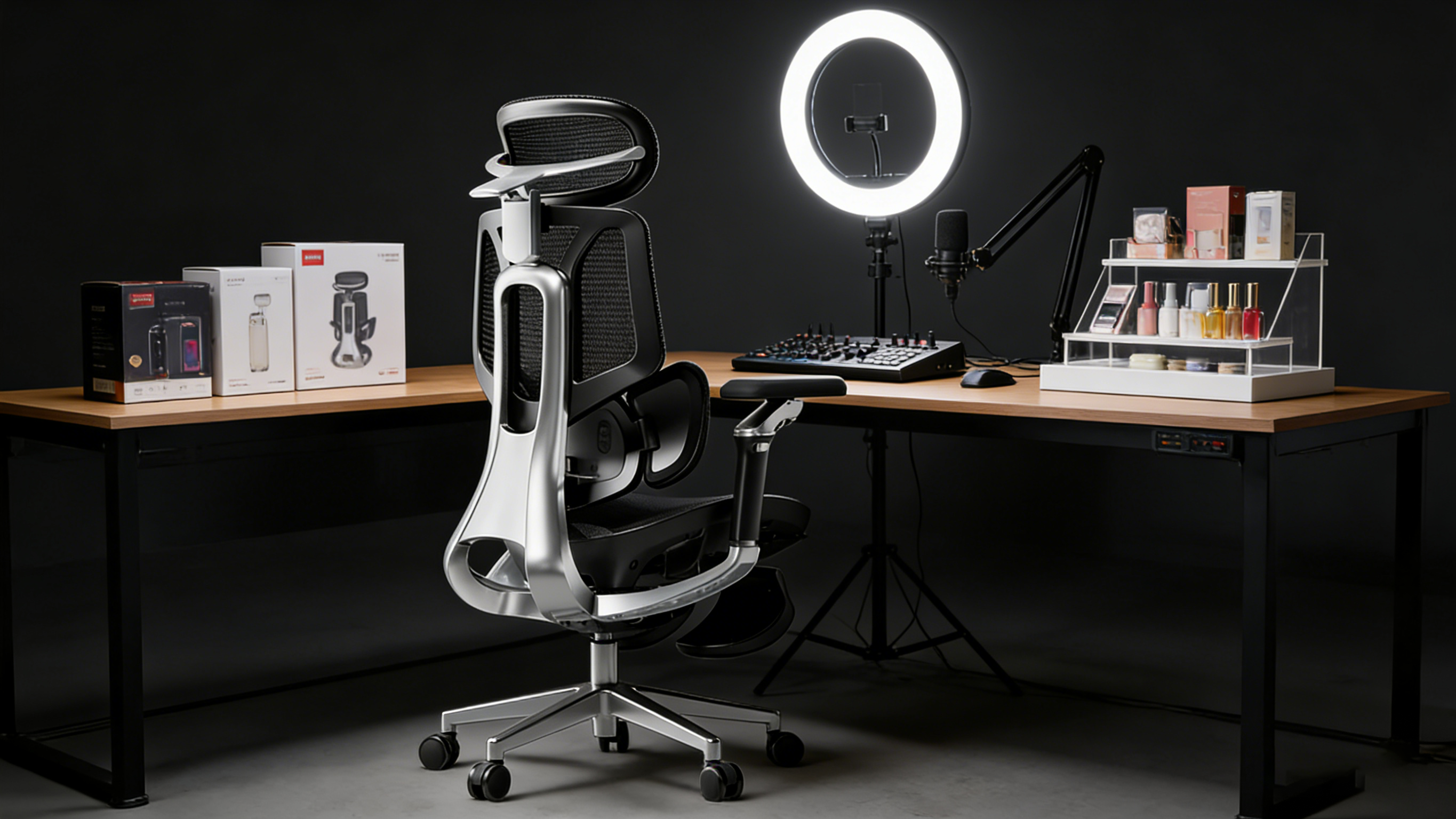 High-back game gaming chair providing full-body support during long sessions.