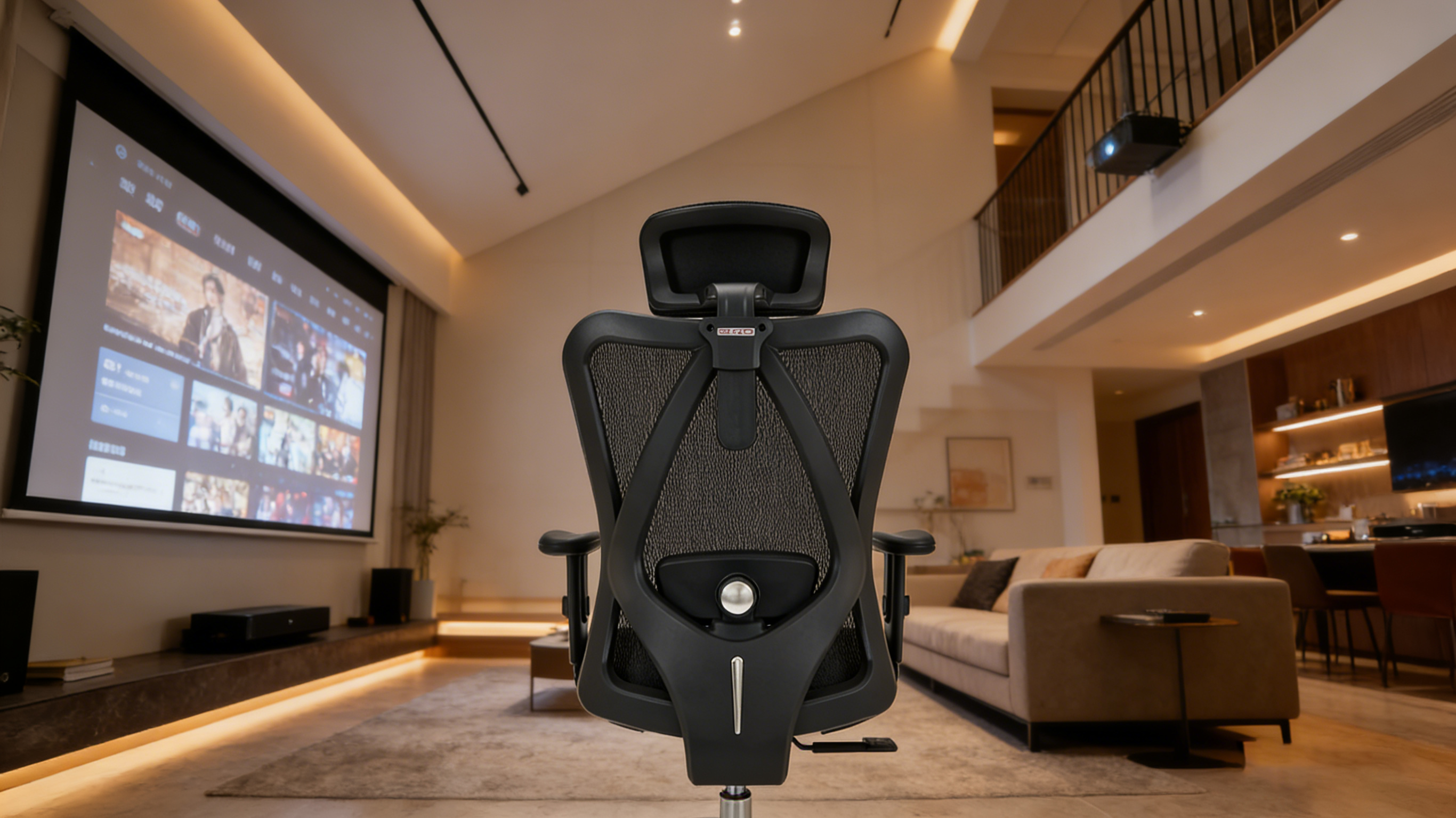 Adjustable armrest support for controllers on a gaming armchair