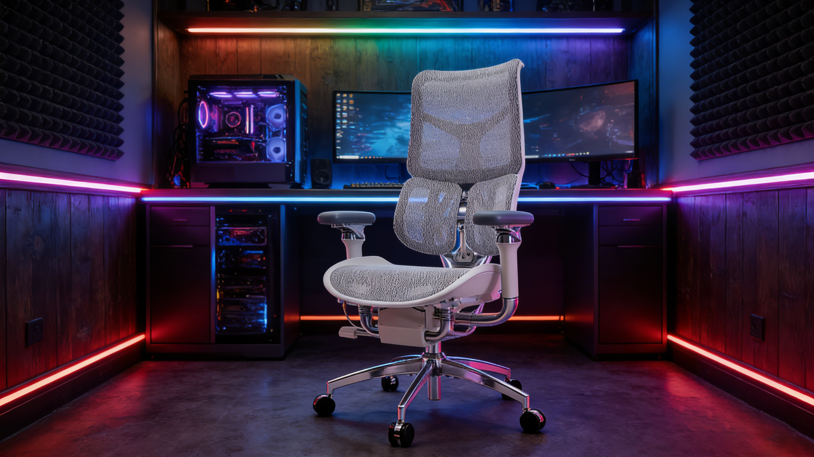 150-degree recline and footrest on a premium gaming chair