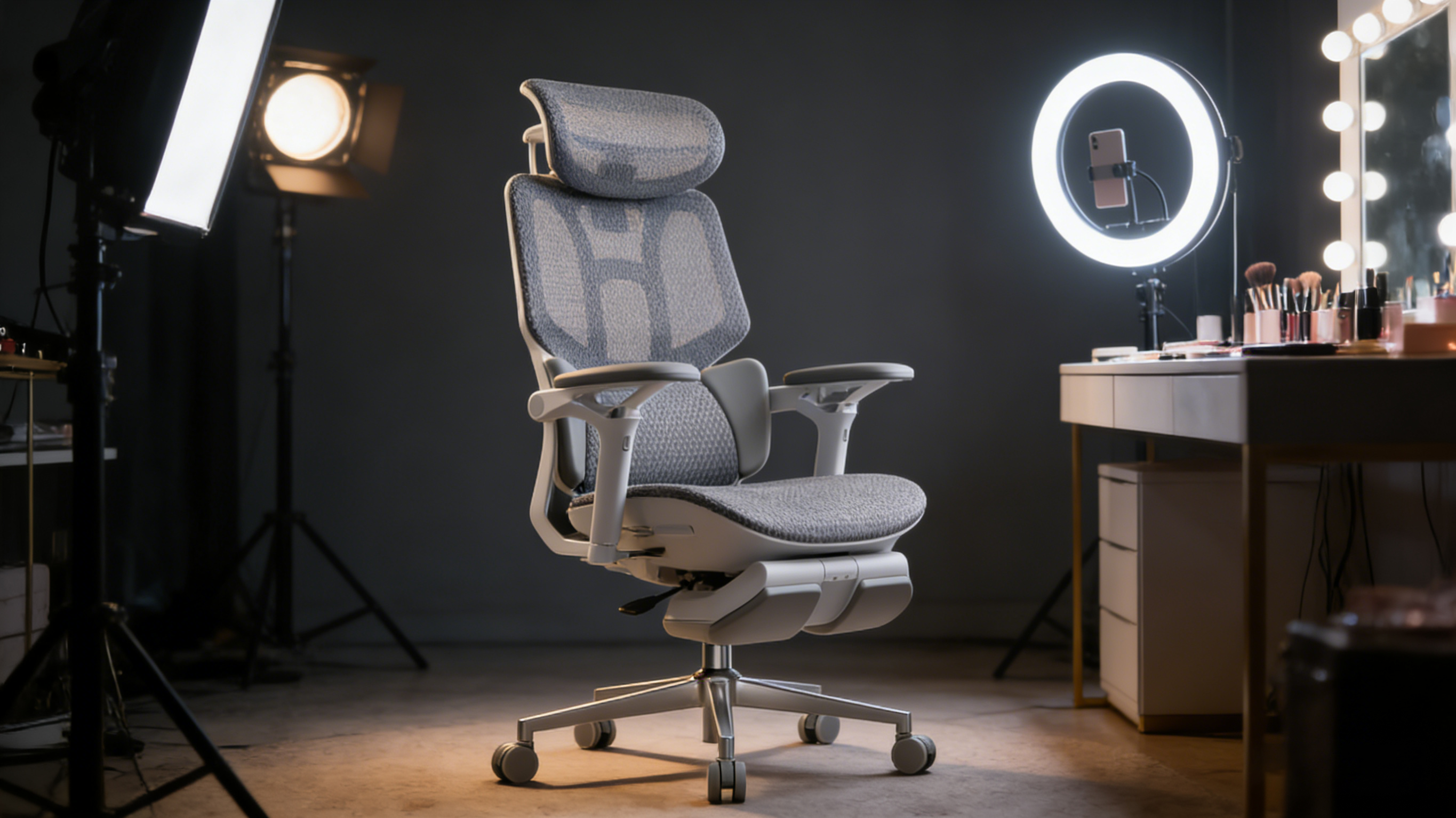 Commercial-grade ergonomic desk chairs built for durability in shared office environments.
