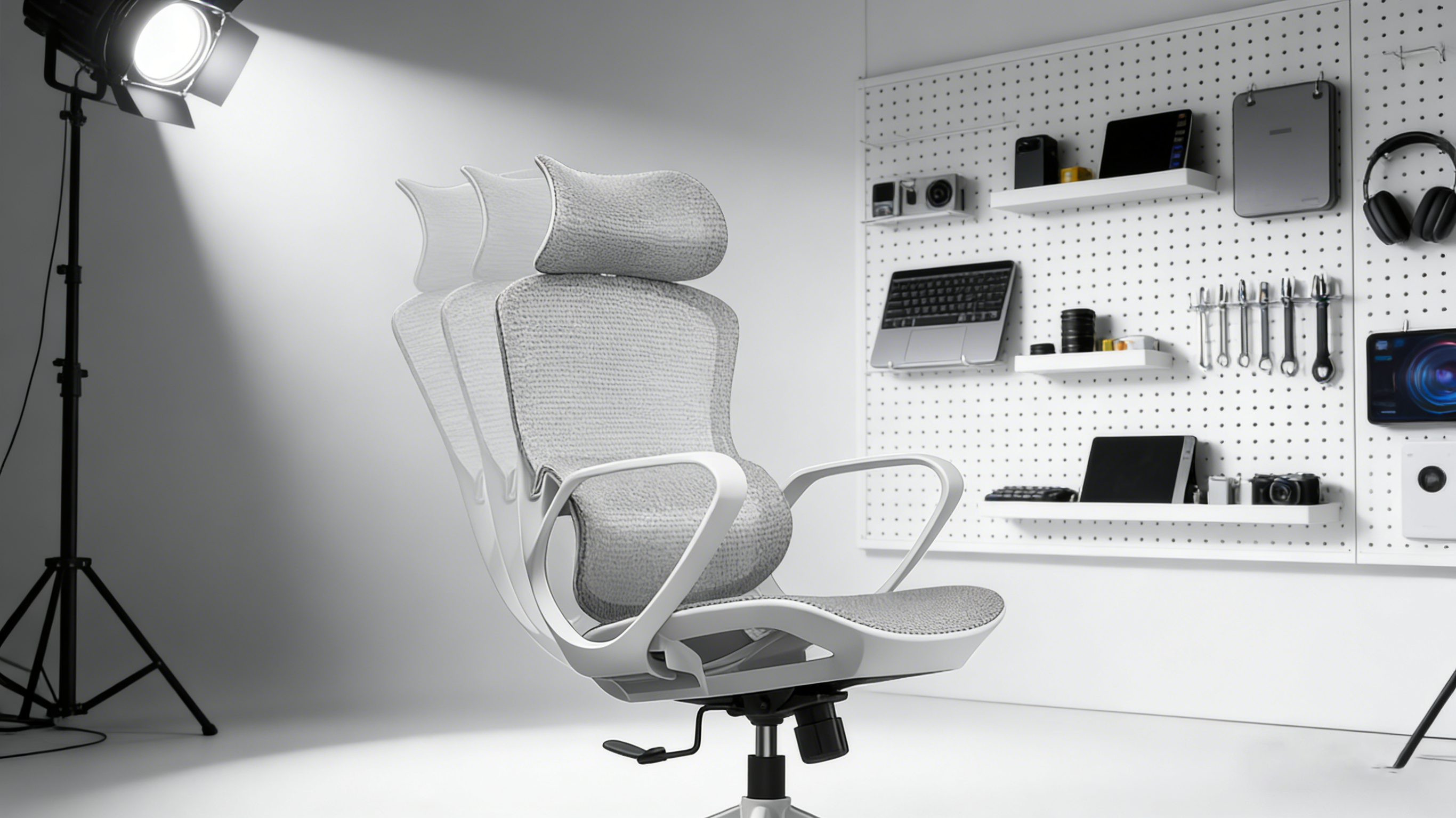 BIFMA-certified 330 lbs capacity base of an ergonomics chair
