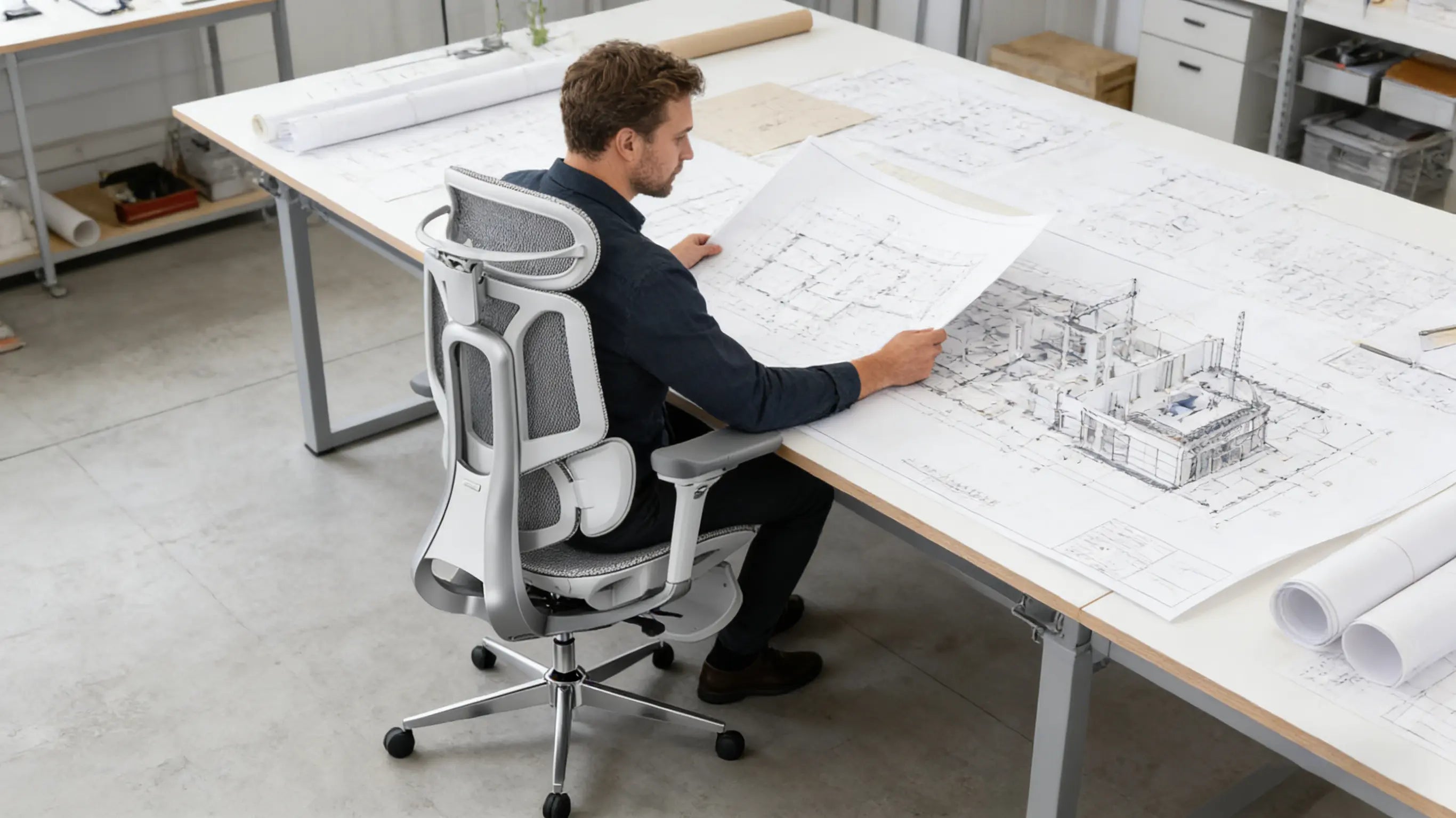 Die BIFMA-geprüfte Gasfeder sichert die langfristige Stabilität eines ergonomischen bürostuhl.