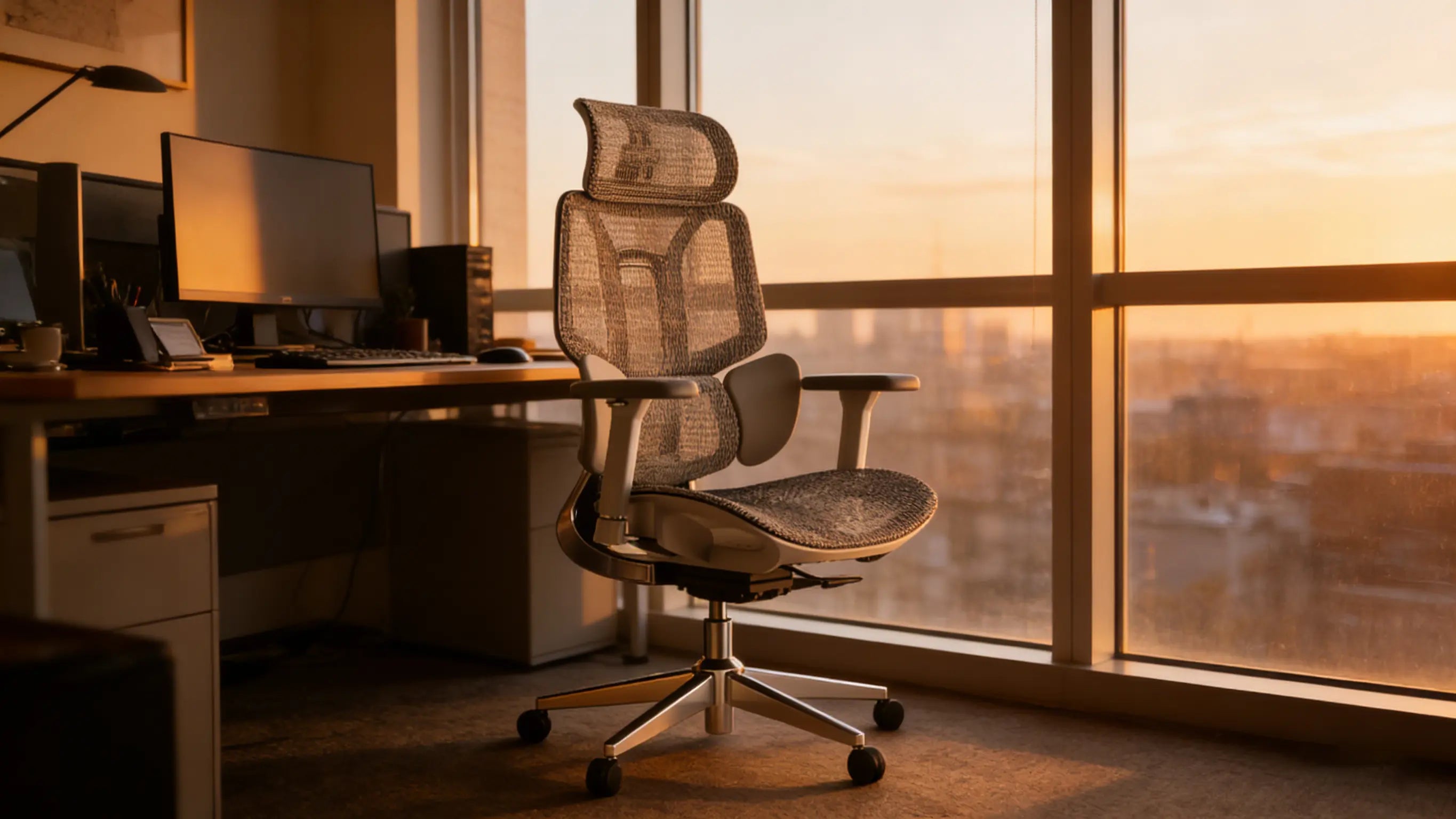 Ergo Select ergonomic office seating for the hybrid era, merging professional support with gaming comfort.