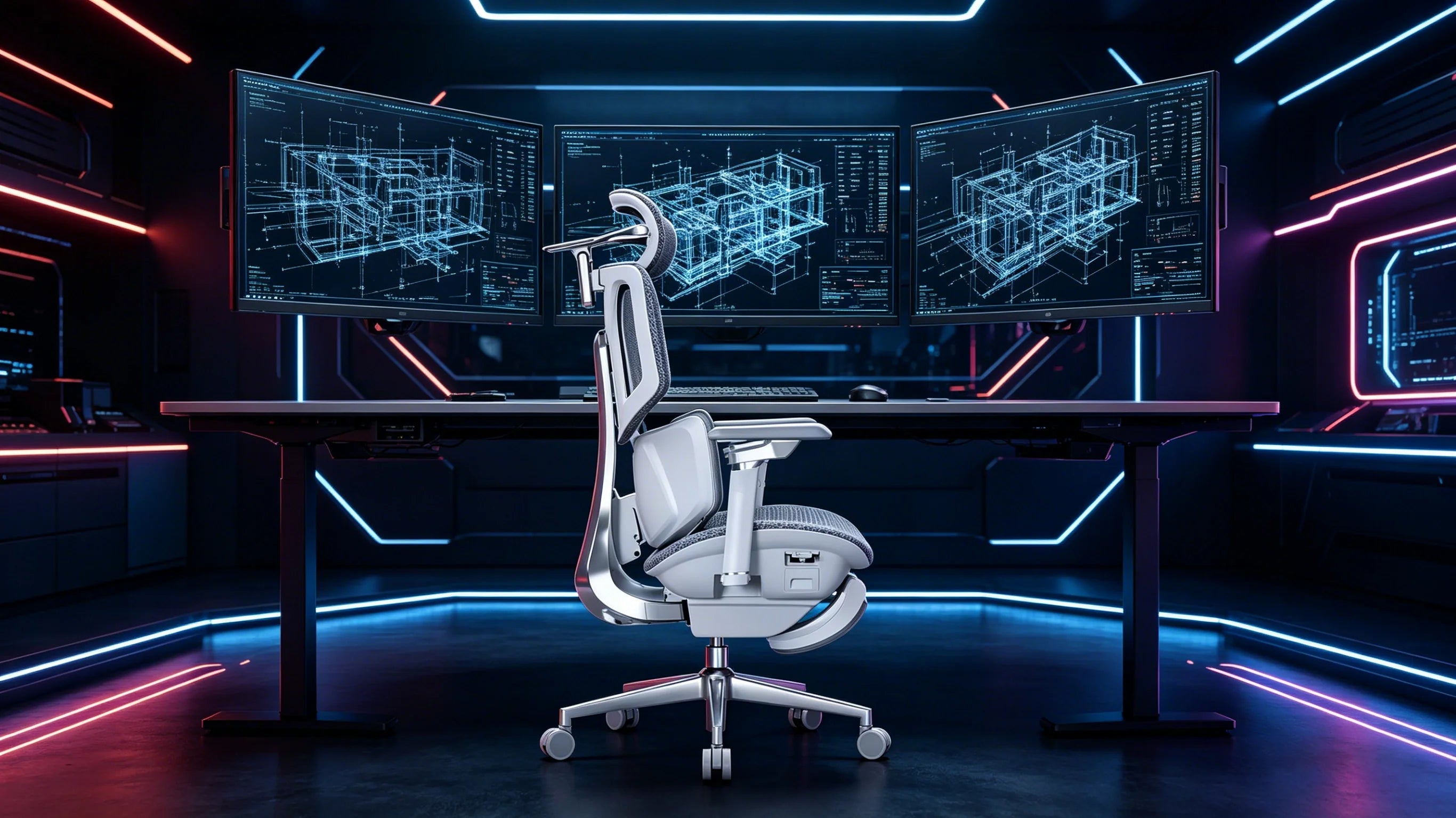 Ästhetik und Ergonomie am Schreibtisch mit dem AI 720.