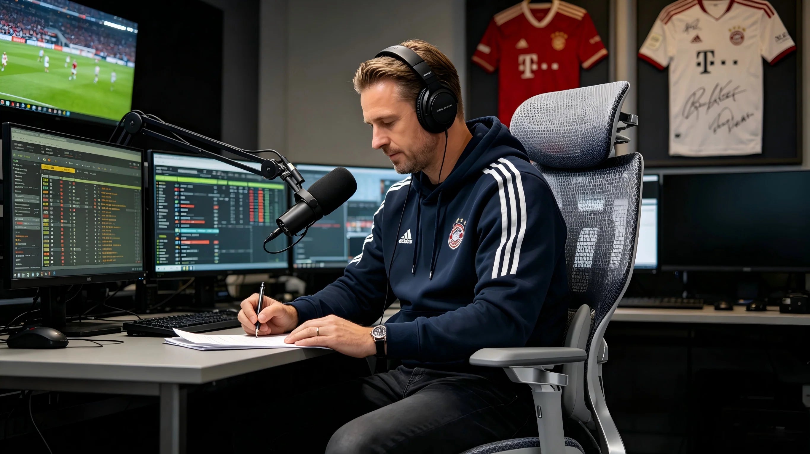 Präzise Armunterstützung für Medienproduktionen.