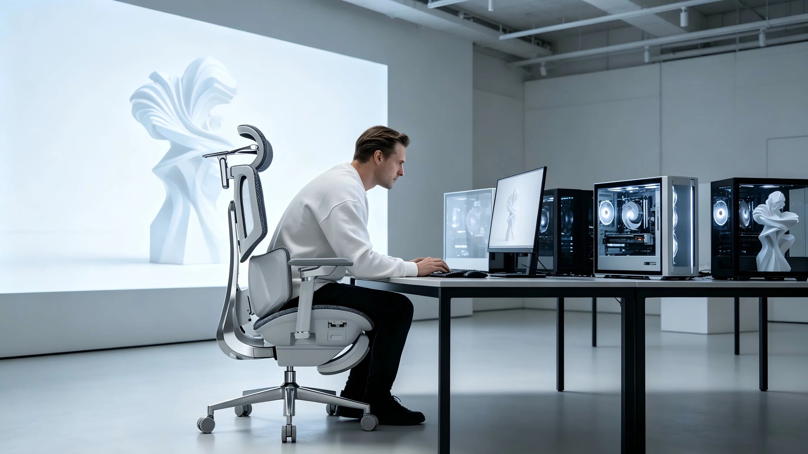 Ergonomische Freiheit für kreative Workflows.