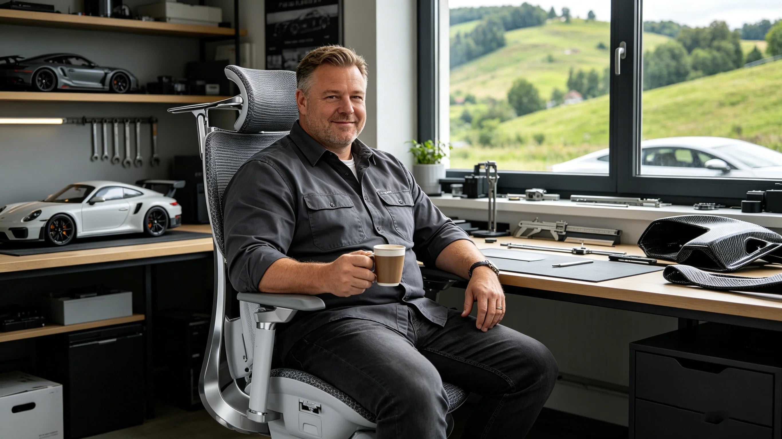 Feinjustierung und Support durch die Robotic Arms.