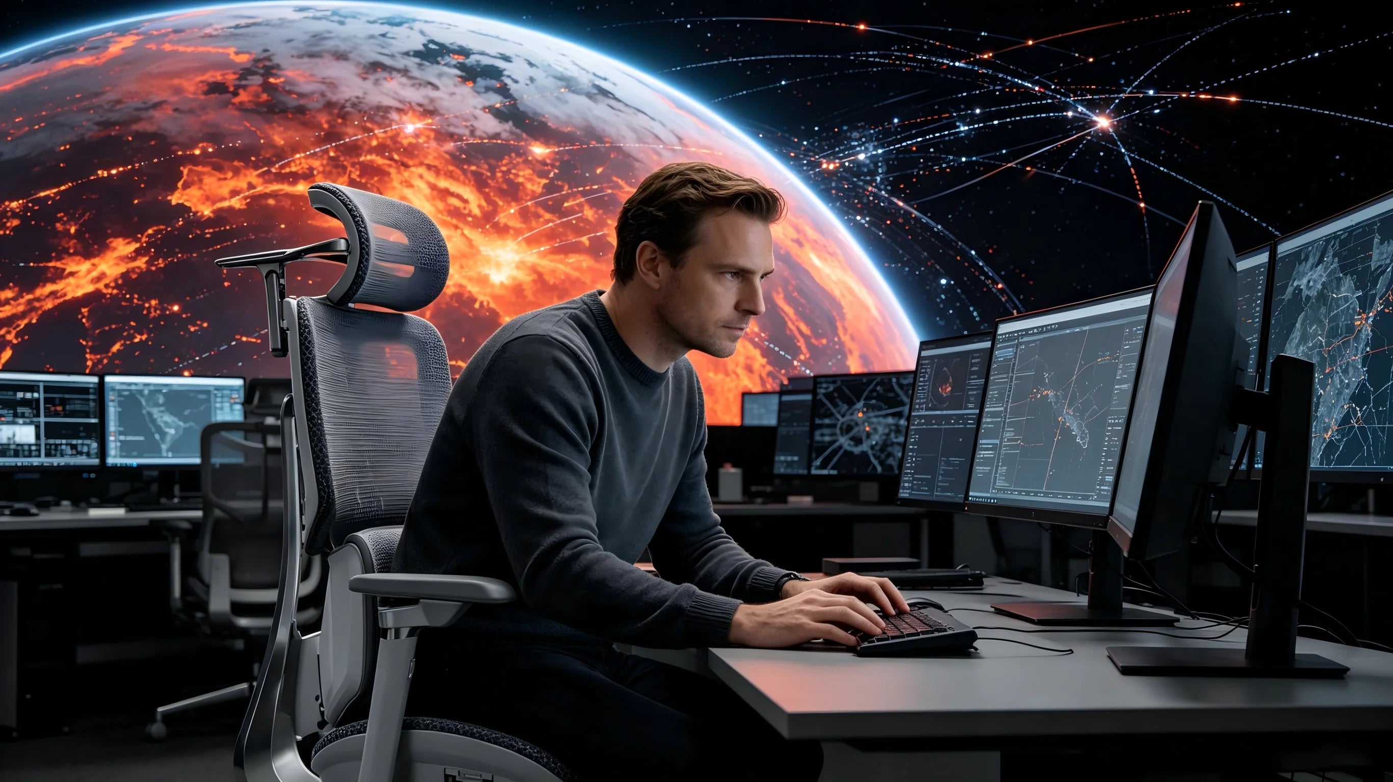 Ergonomische Armunterstützung für komplexe Grafik-Workflows.