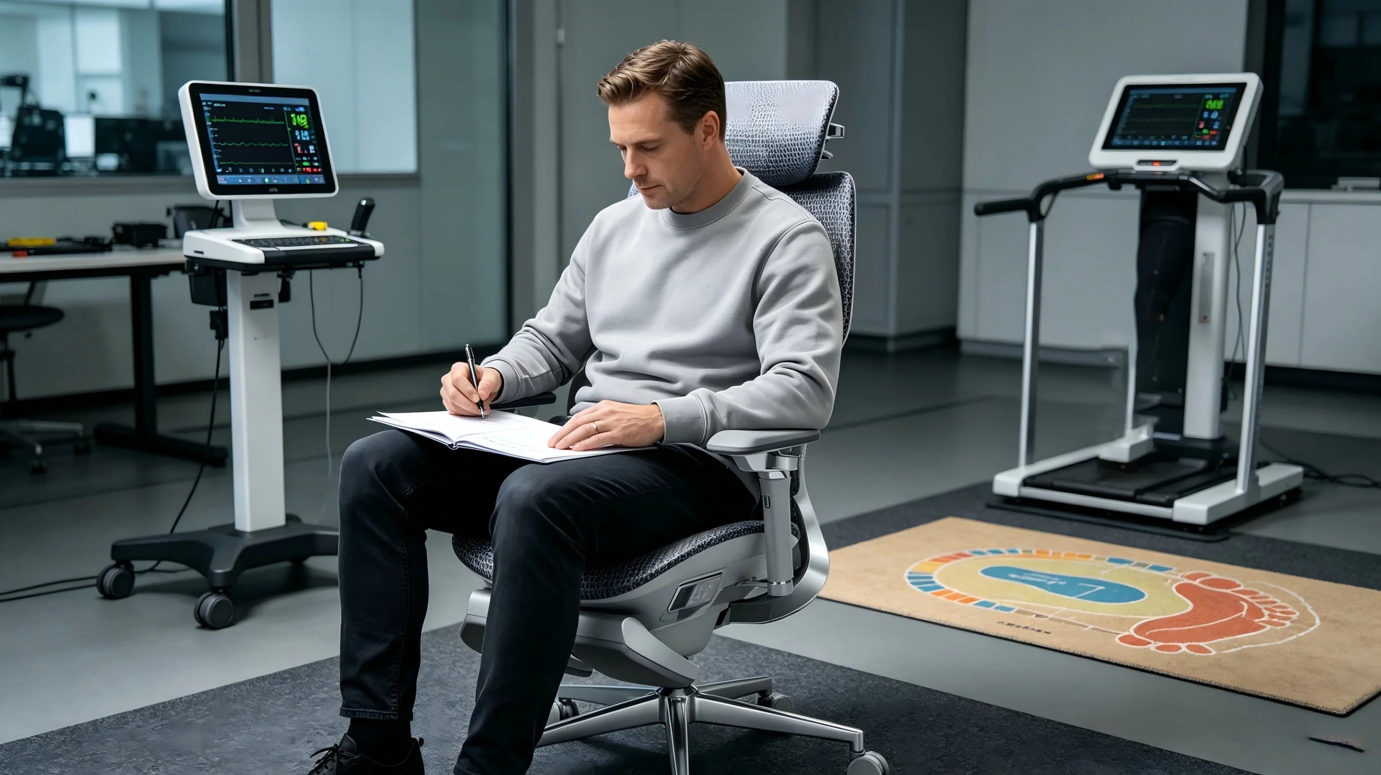 Maximale Freiheit für präzise Forschungsarbeit am Schreibtisch.