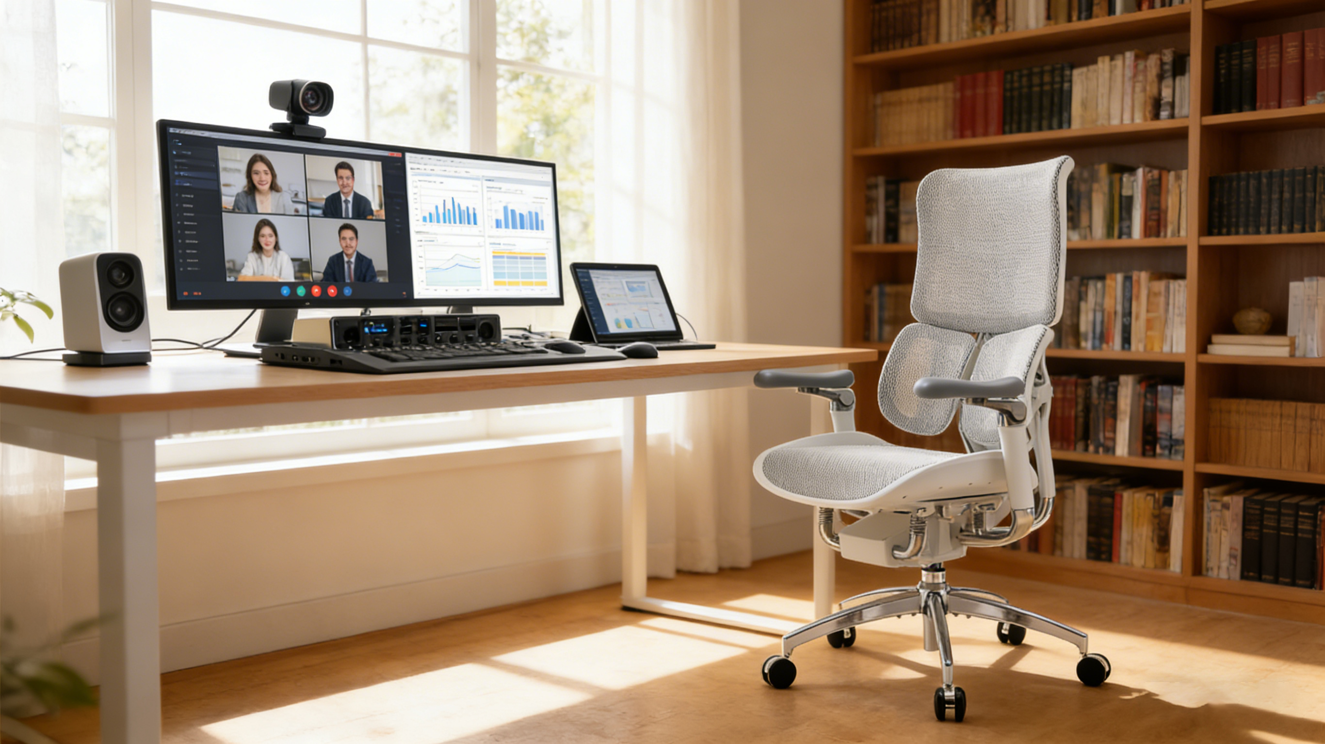Synchronized recline technology of a high-end ergonomics office chair