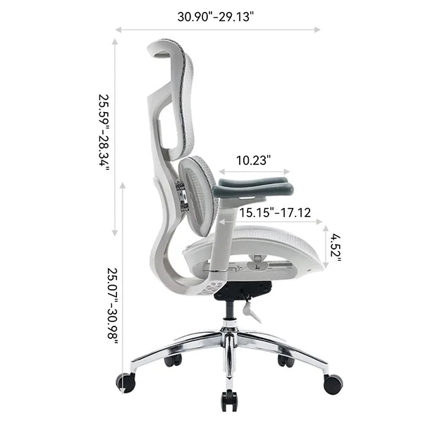 4D Synchronized Tilt Armrests