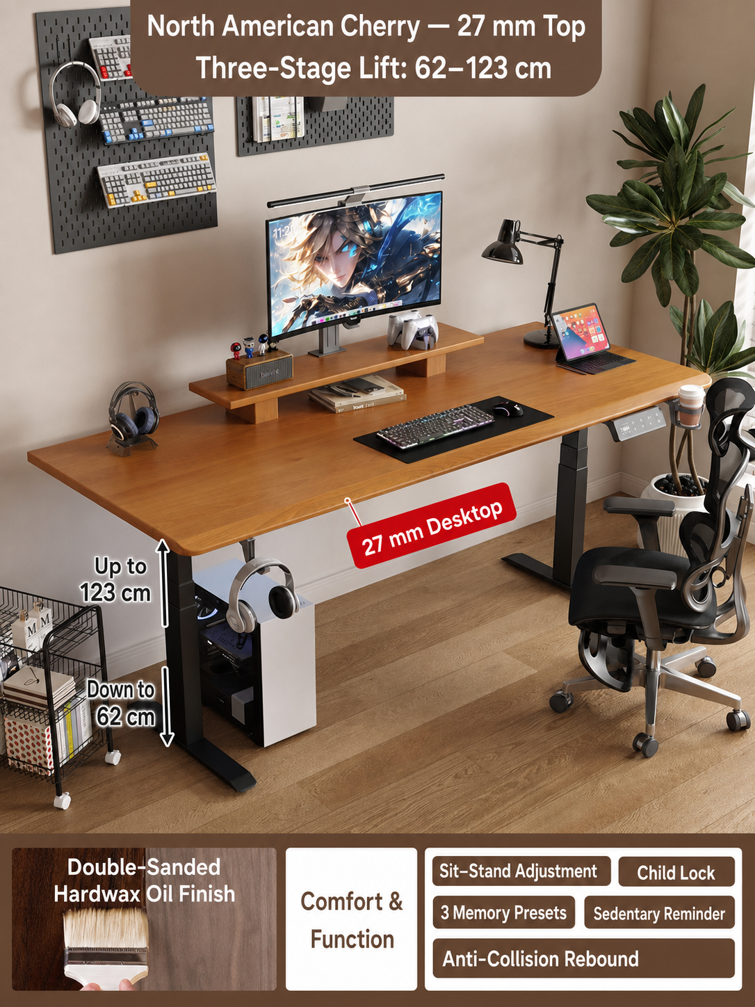 North American Cherry 27 mm desktop