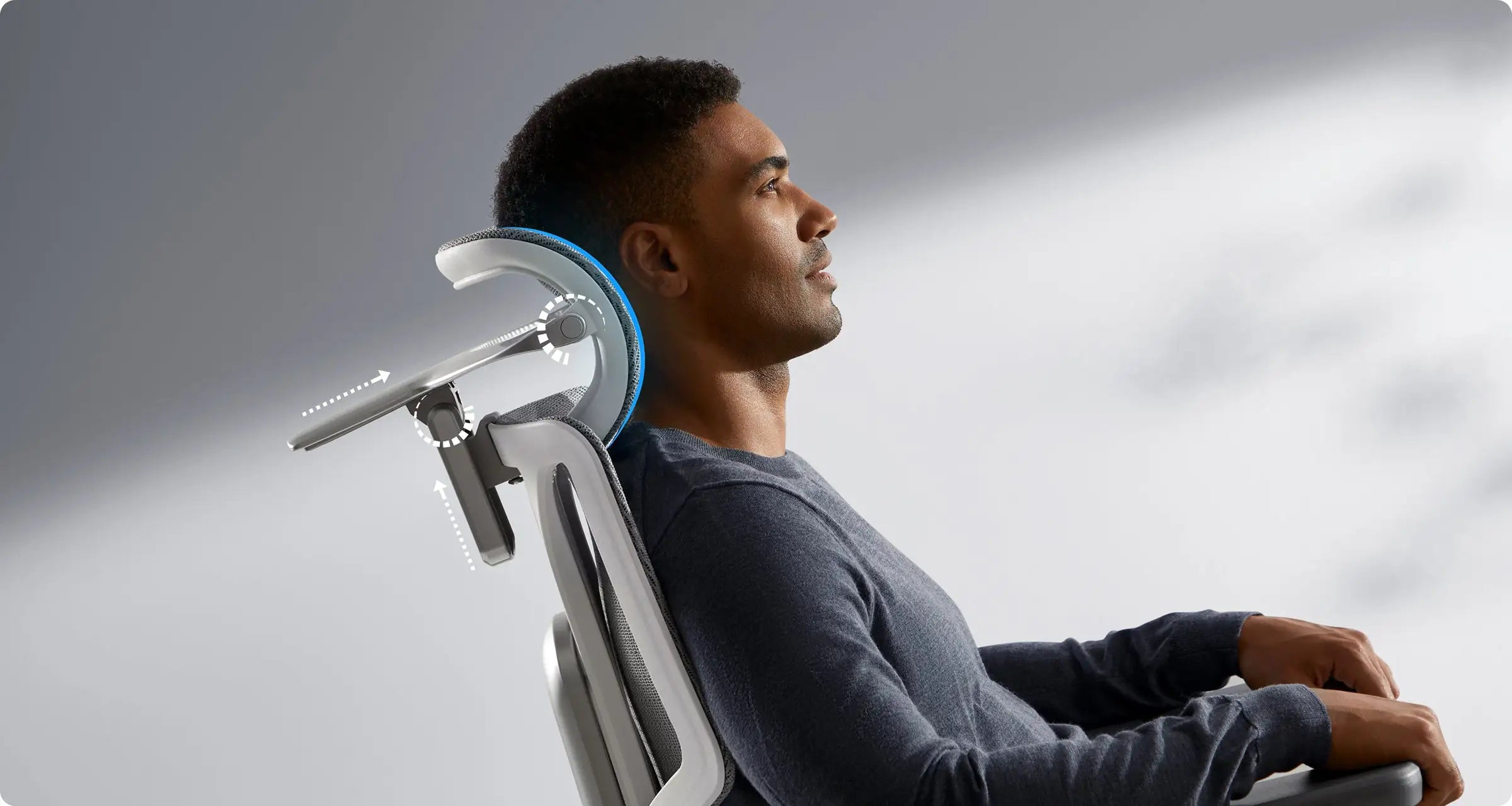 Total Pressure Relief with Ergonomic Contours Experience a headrest that truly cradles you. Our specialized ergonomic curve is designed to distribute weight evenly and disperse pressure points, ensuring you stay refreshed and fatigue-free even after hours of sitting.