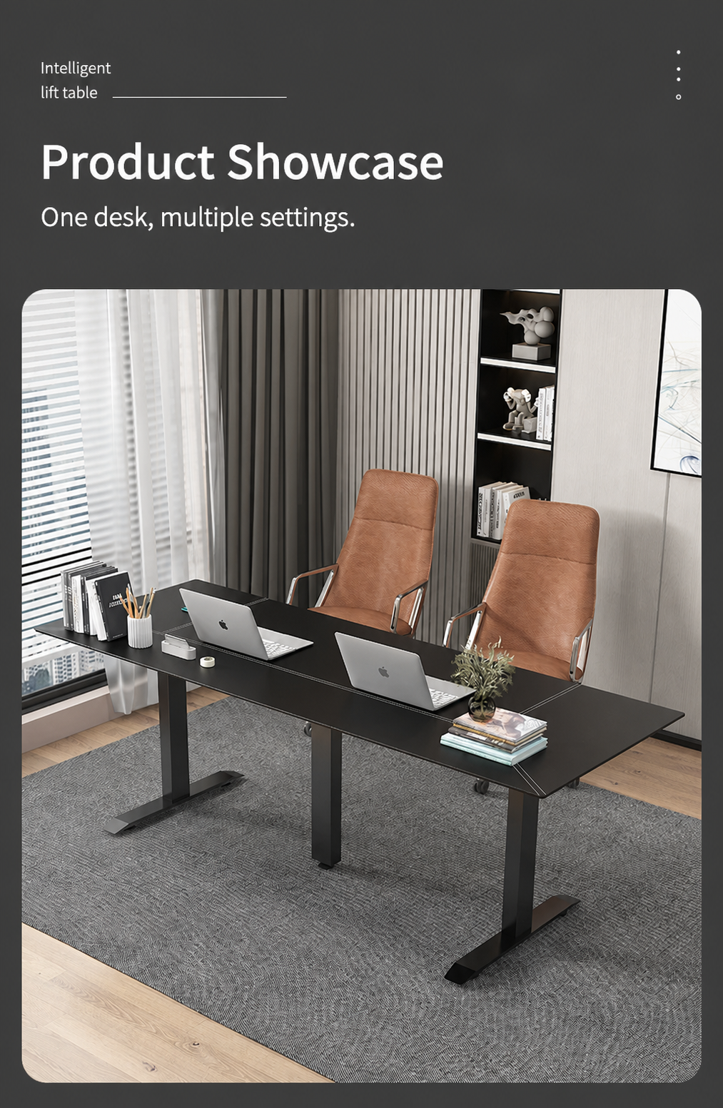 Extra-wide standing desk product showcase