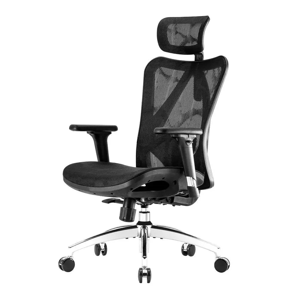 Ergonomic Office Chair - Full Mesh Desk Chair with 3D Adjustable Armrests & Lumbar Support, Comfortable High Back Computer Chair for Back Pain Relief