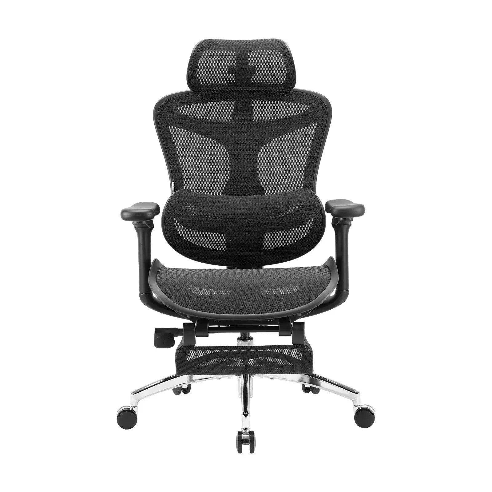 Best ergonomic office chair with a retractable footrest designed to provide maximum back pain relief for office workers.