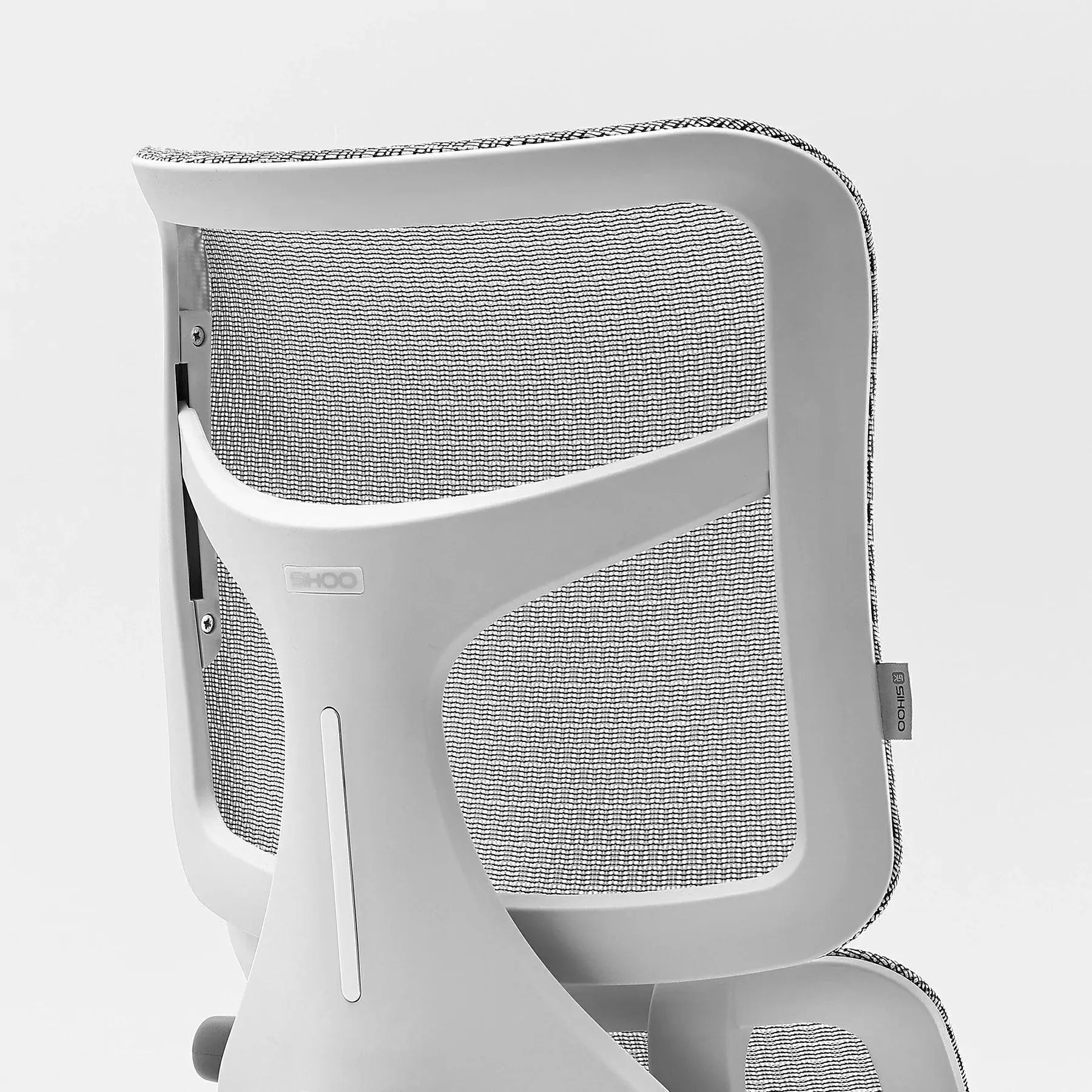 Ergonomic Office Chair - Dual Dynamic Lumbar Support Mesh Desk Chair with 4D Adjustable Armrests, Comfortable High Back Computer Chair for Back Pain Relief