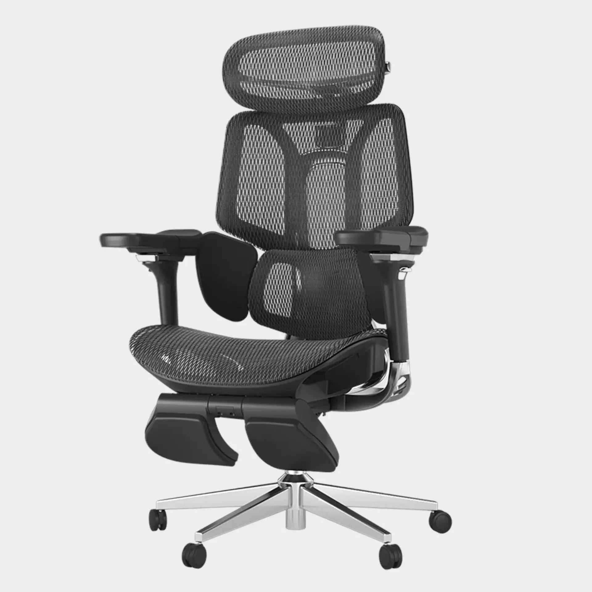 High-Back Ergonomic Office Chair - Adjustable Mesh Computer Chair for Home & Office