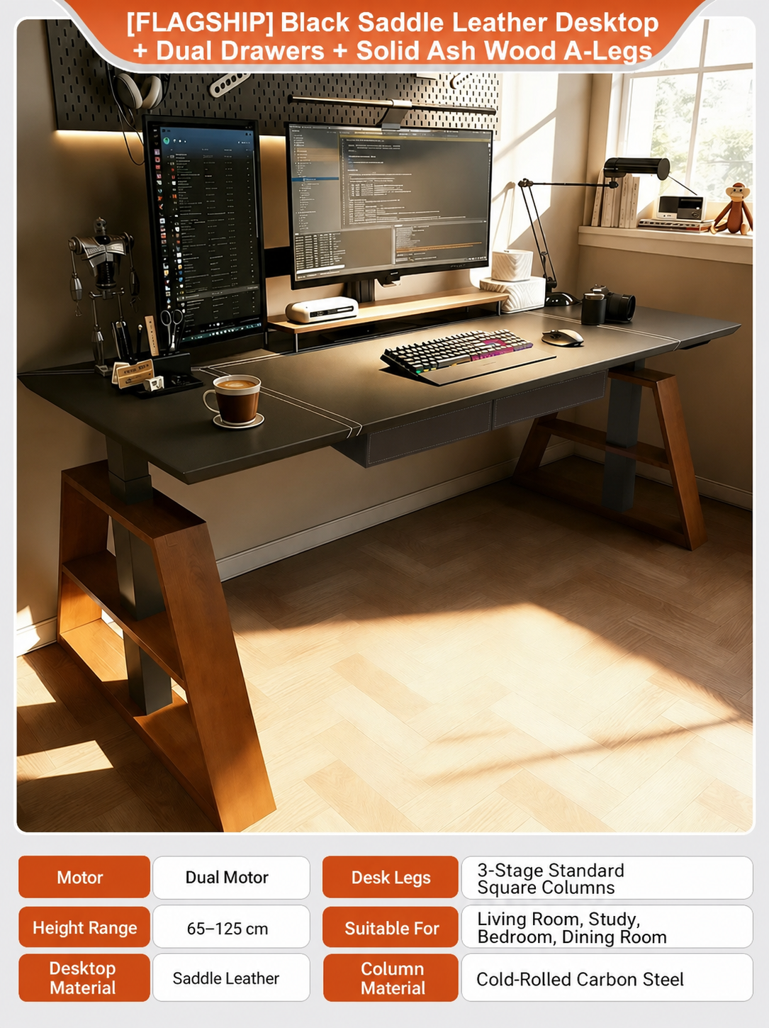 Flagship CL12 configuration with dual drawers, shown in English.
