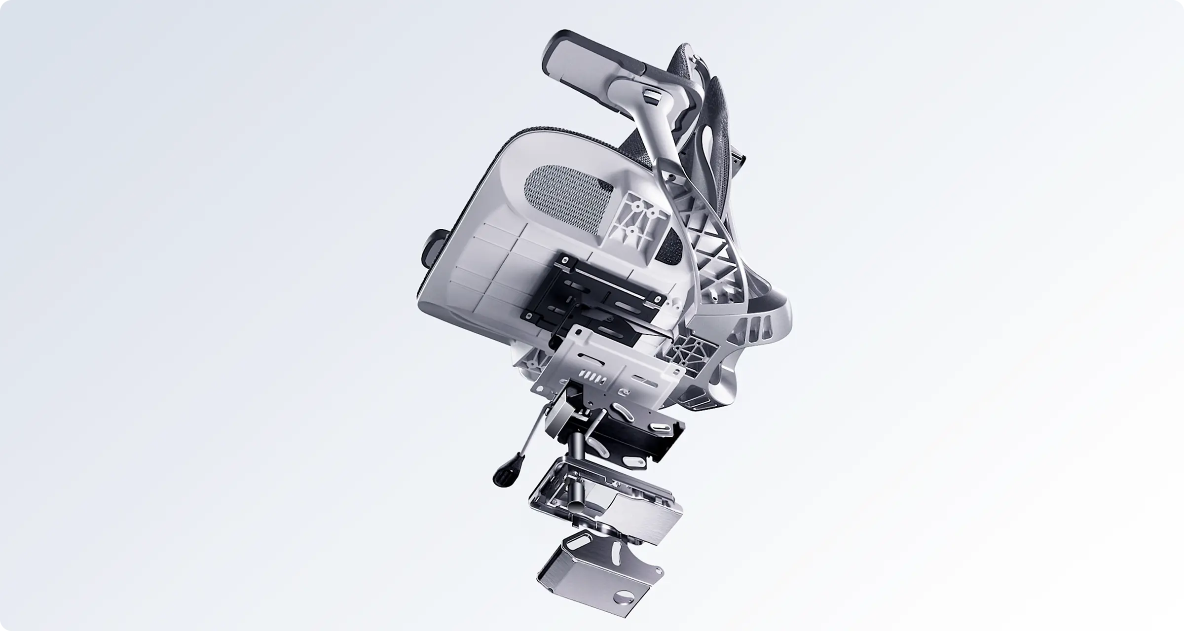 Smart Adaptive Support: Auto Gravity-Sensing Technology. No more manual tweaking. The E3Pro’s chassis senses your body’s every move, providing real-time tension adjustment based on your unique weight and posture for constant, effortless balance.