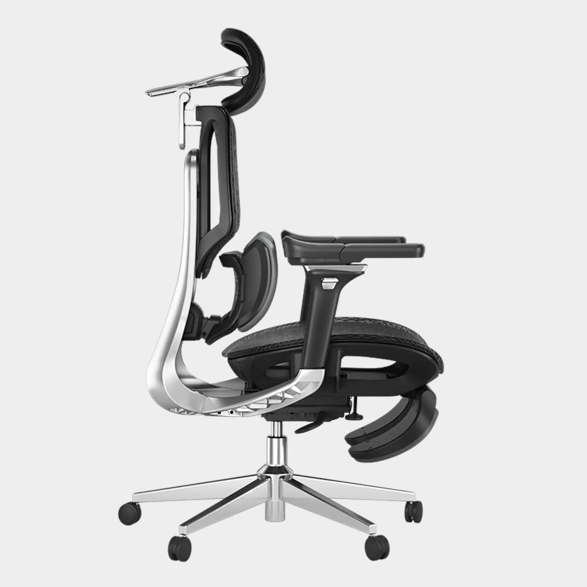 High-Back Ergonomic Office Chair - Adjustable Mesh Computer Chair for Home & Office