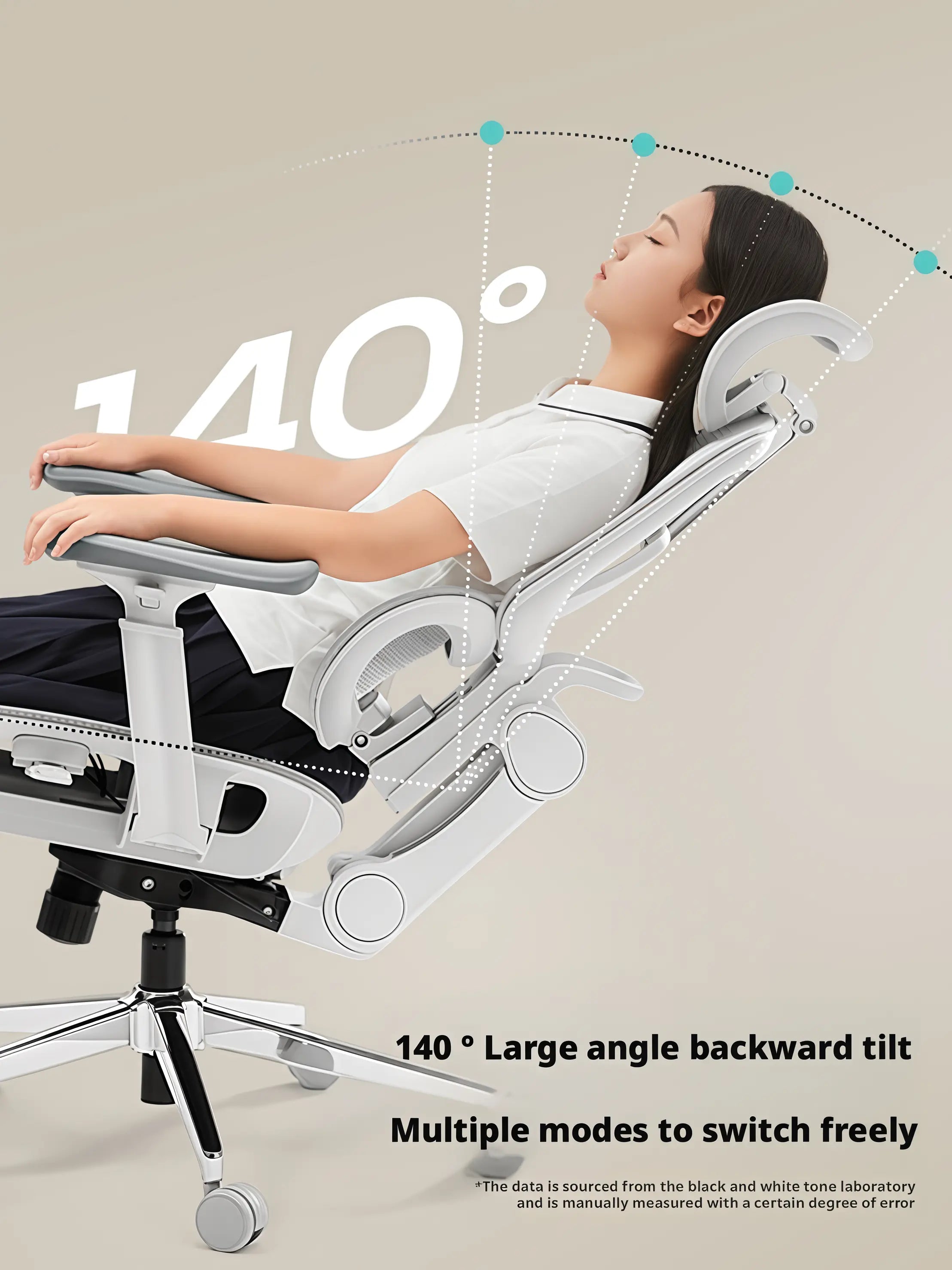 Ergonomic office chair using high quality mesh fabric