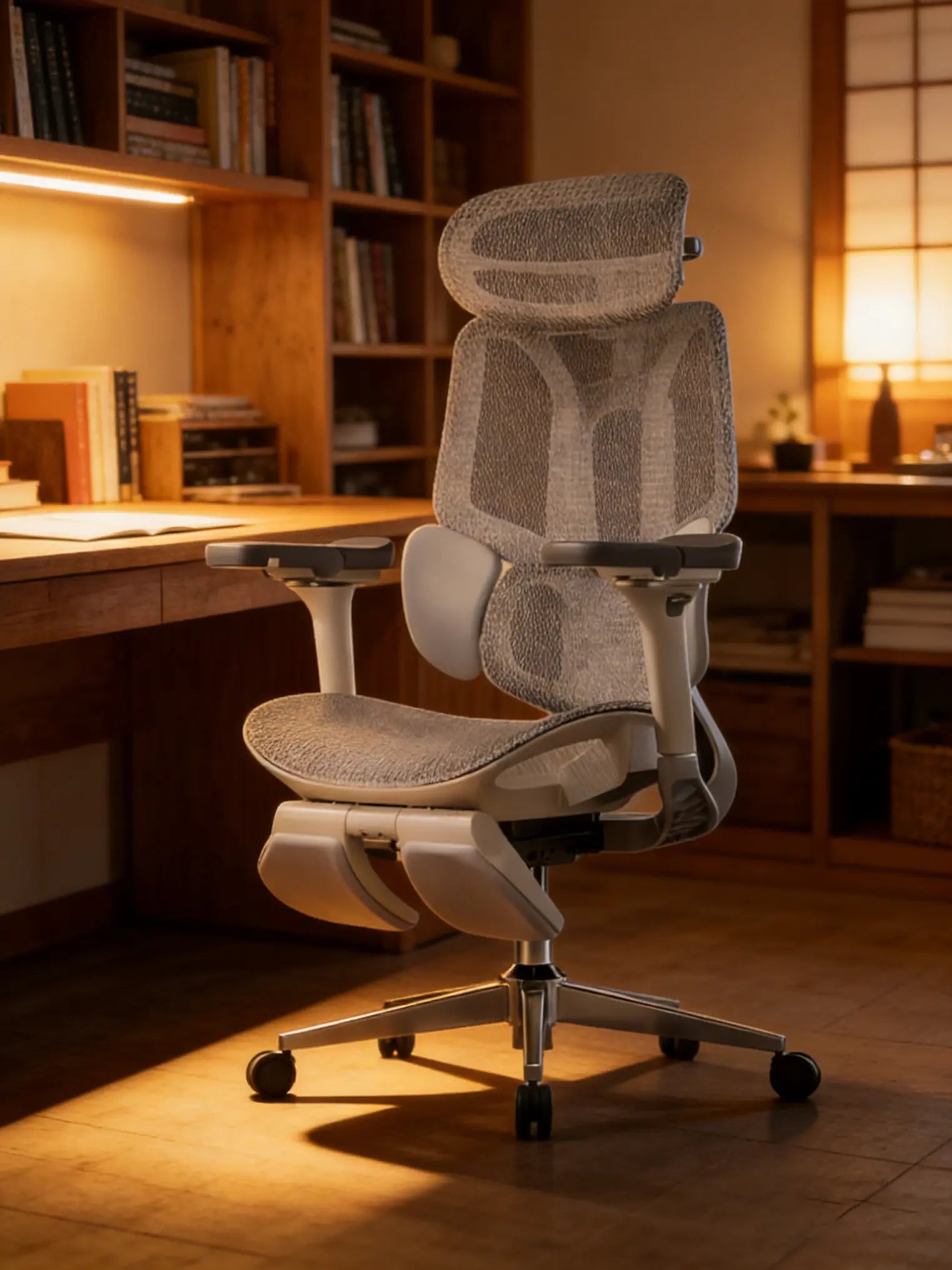 Ergonomic study chair for students providing essential lower back support for long homework hours.