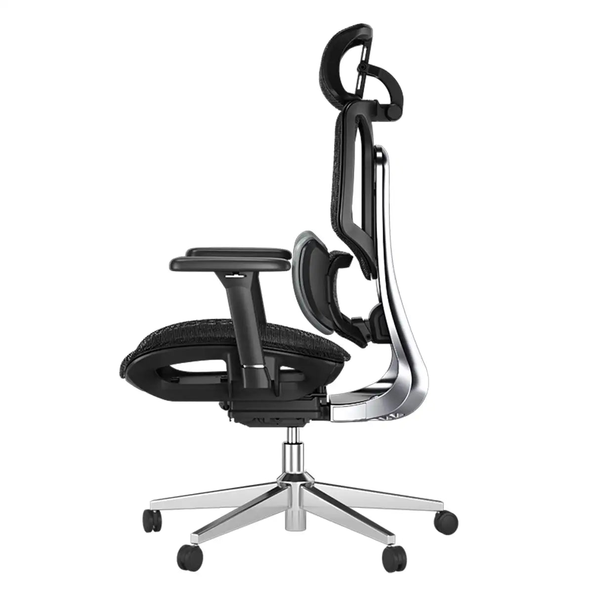 Ergonomic Office Chair with Adjustable Lumbar Support & Headrest - High Back Mesh Desk Chair for Home Office & Gaming