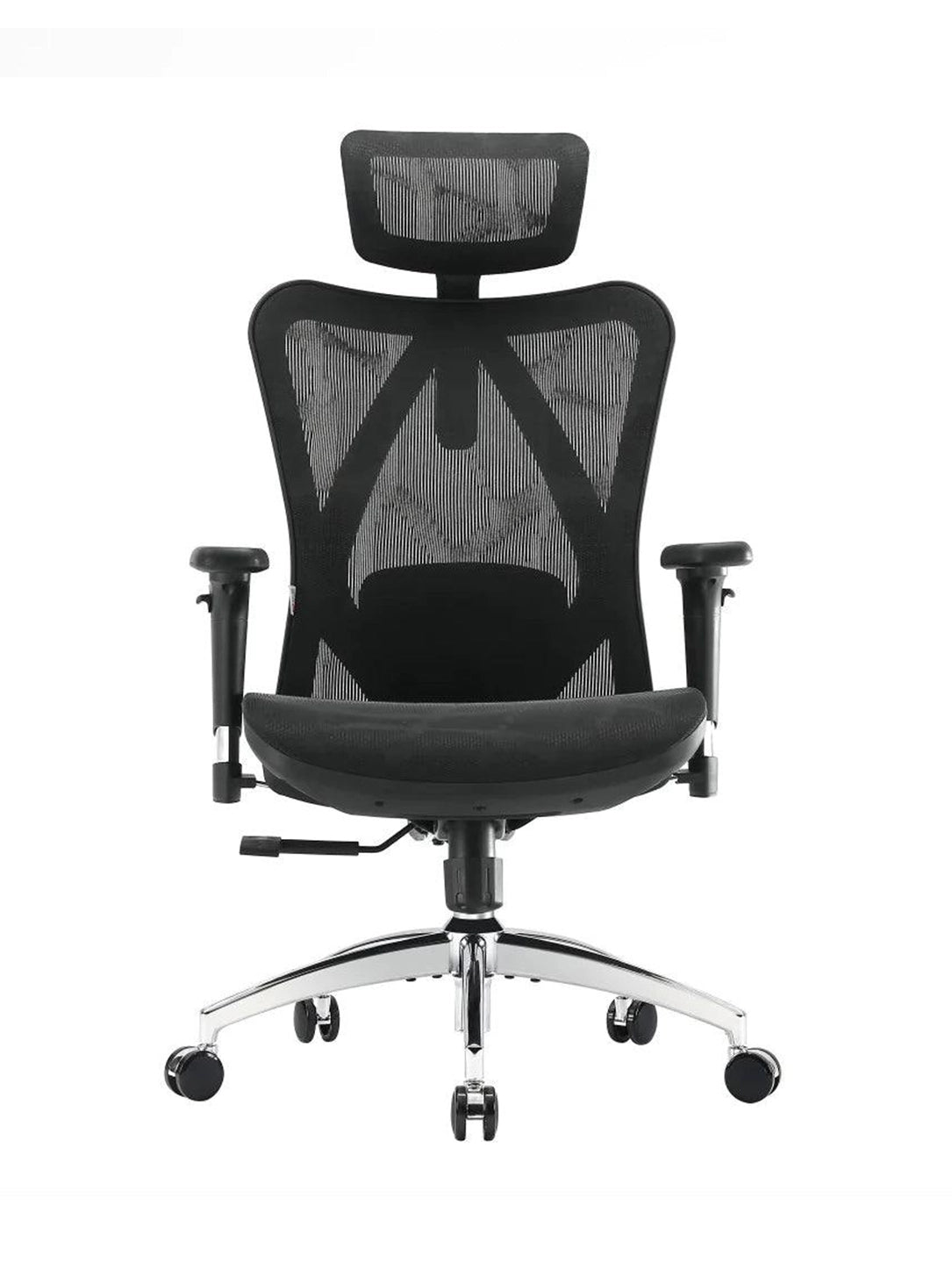 Ergonomic office chair featuring an extra-wide seat and reinforced frame for big users.