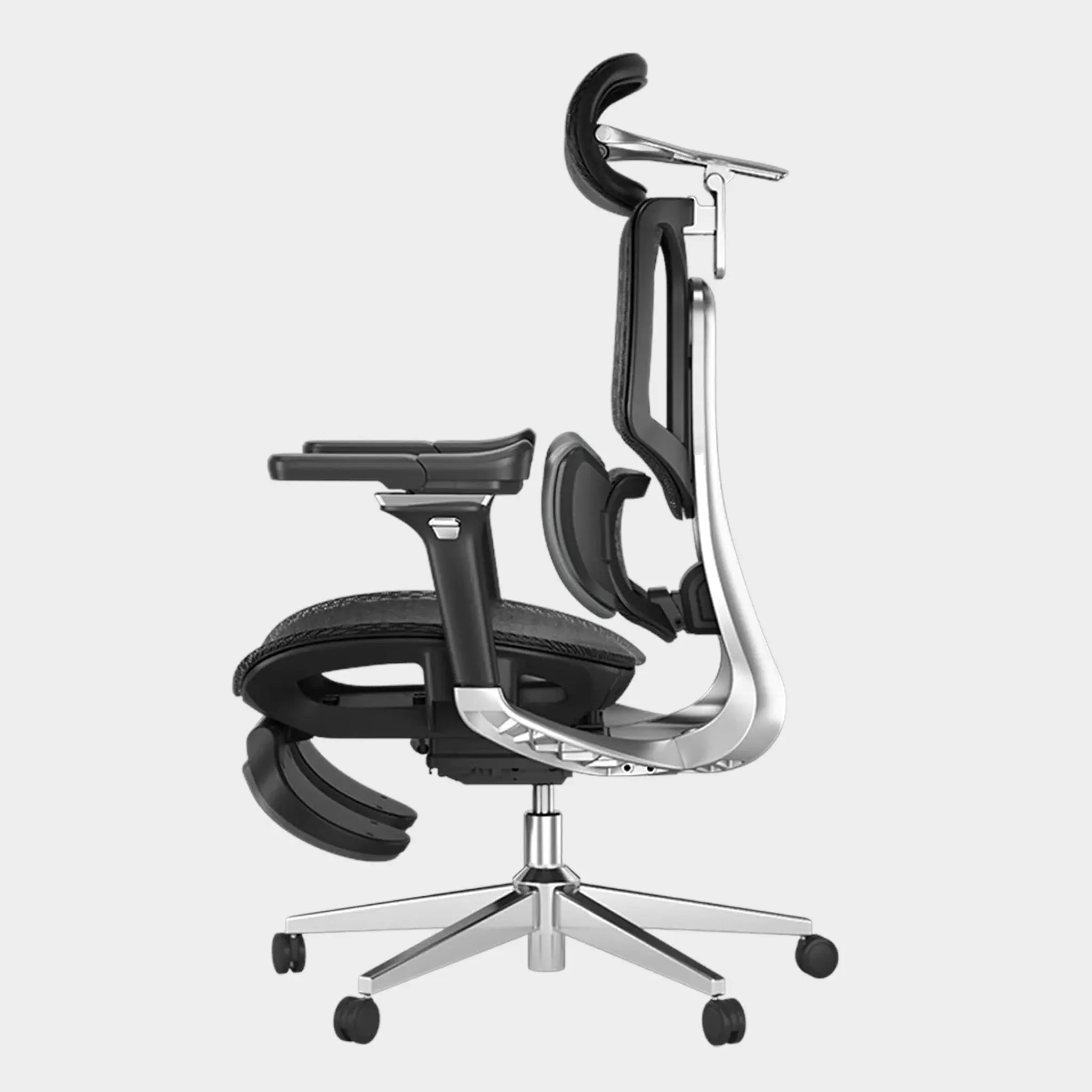 High-Back Ergonomic Office Chair - Adjustable Mesh Computer Chair for Home & Office