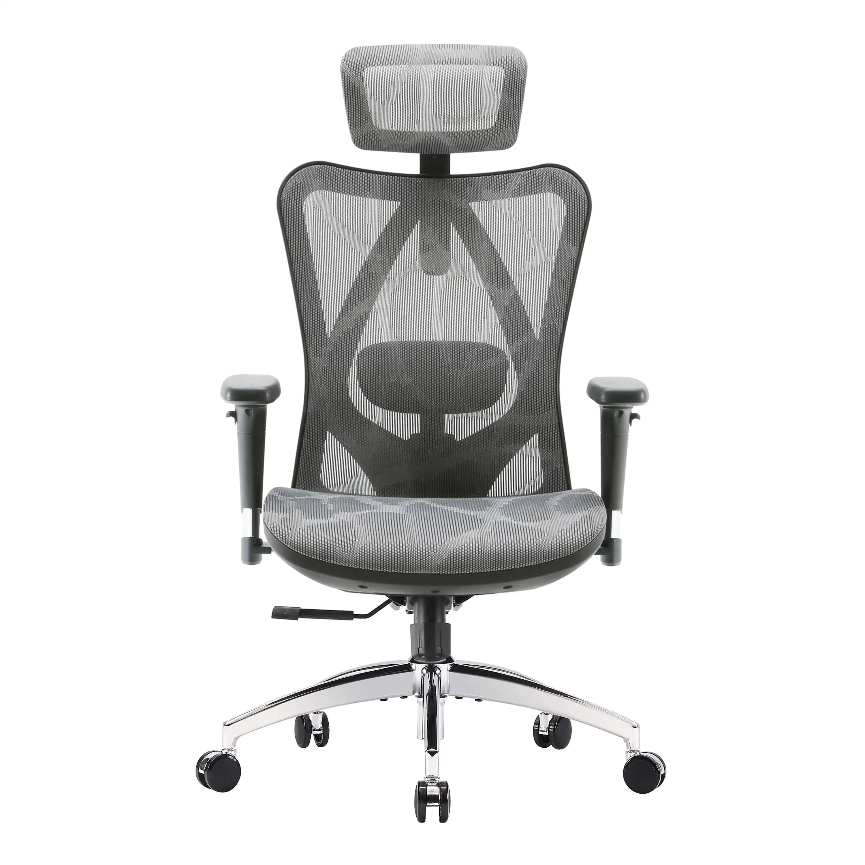 Ergonomic Office Chair - Full Mesh Desk Chair with 3D Adjustable Armrests & Lumbar Support, Comfortable High Back Computer Chair for Back Pain Relief